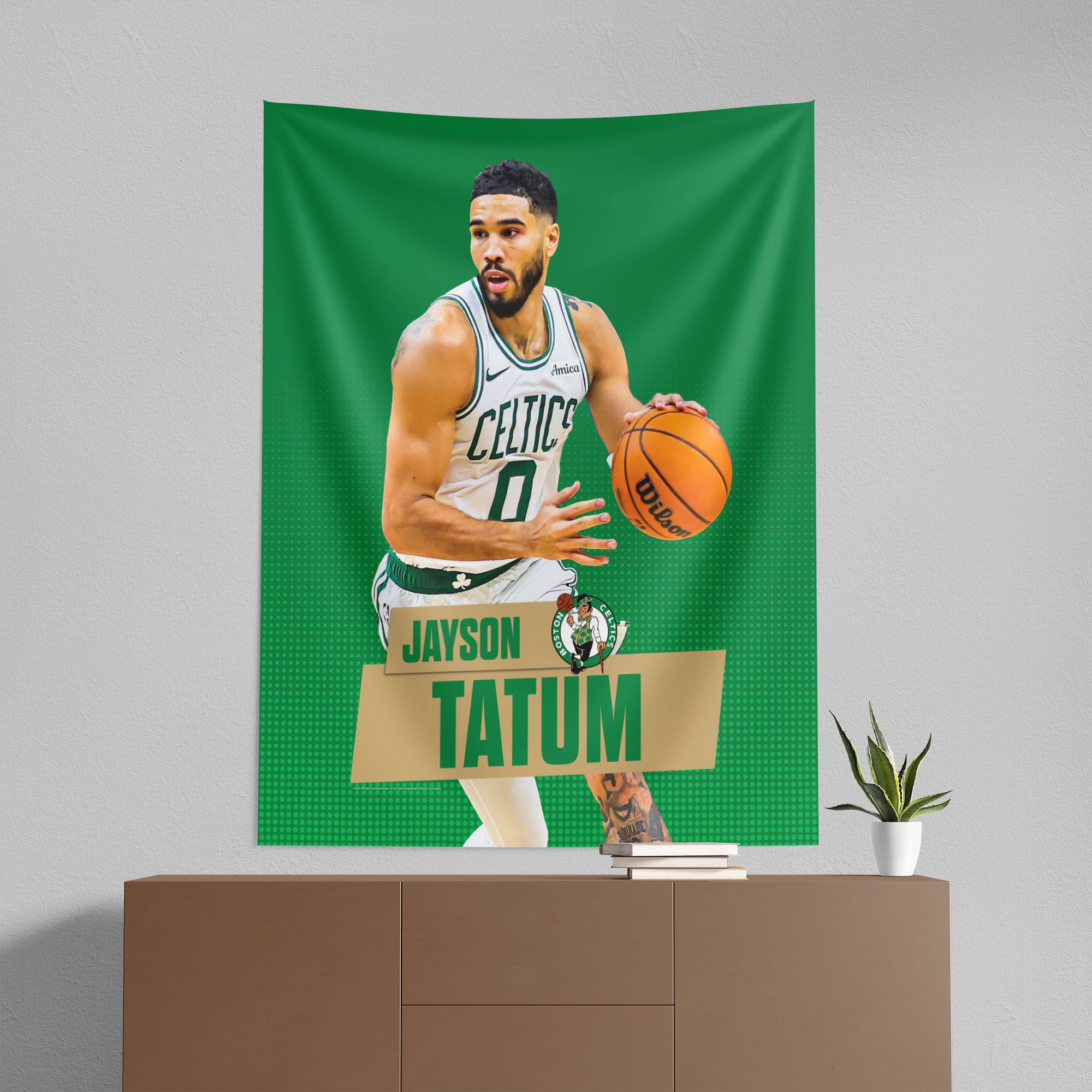TheNorthwest Boston Celtics Jayson Tatum 50'' x 60'' Wall Hanging product image