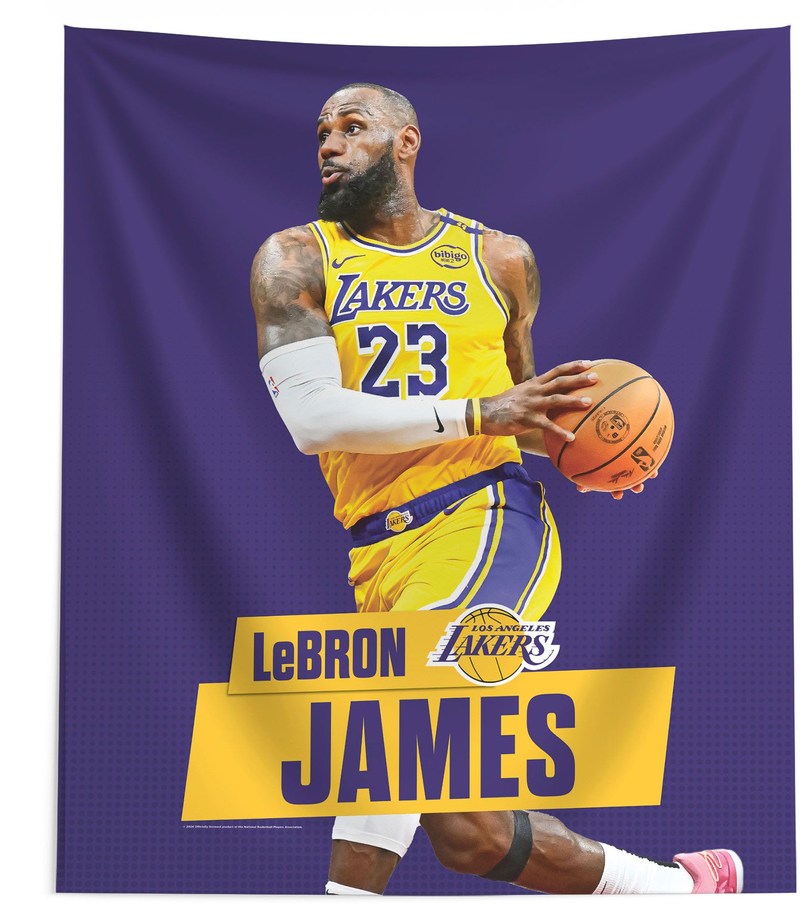 TheNorthwest Los Angeles Lakers LeBron James 50'' x 60'' Wall Hanging product image