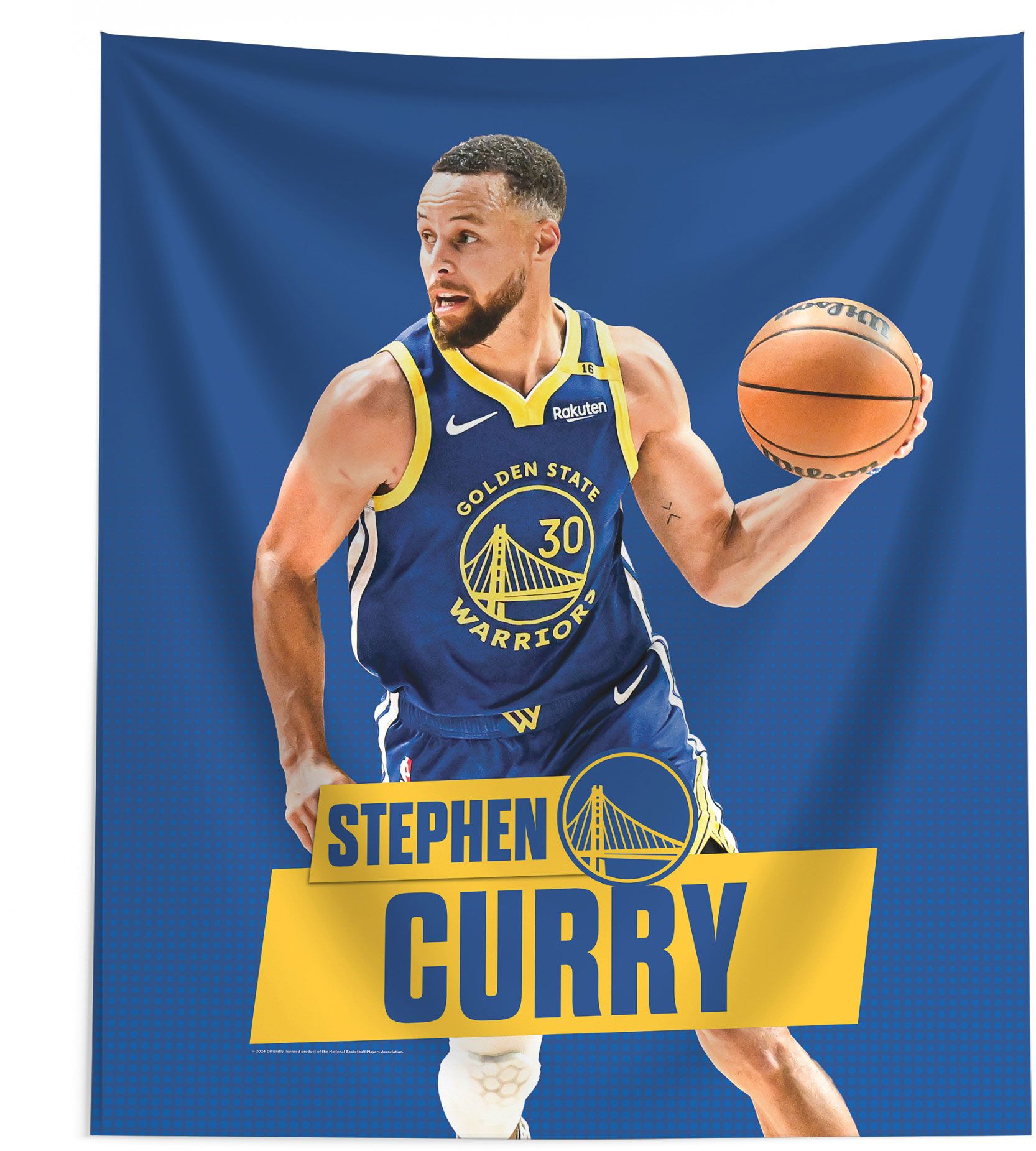 TheNorthwest Golden State Warriors Stephen Curry 50'' x 60'' Wall Hanging product image