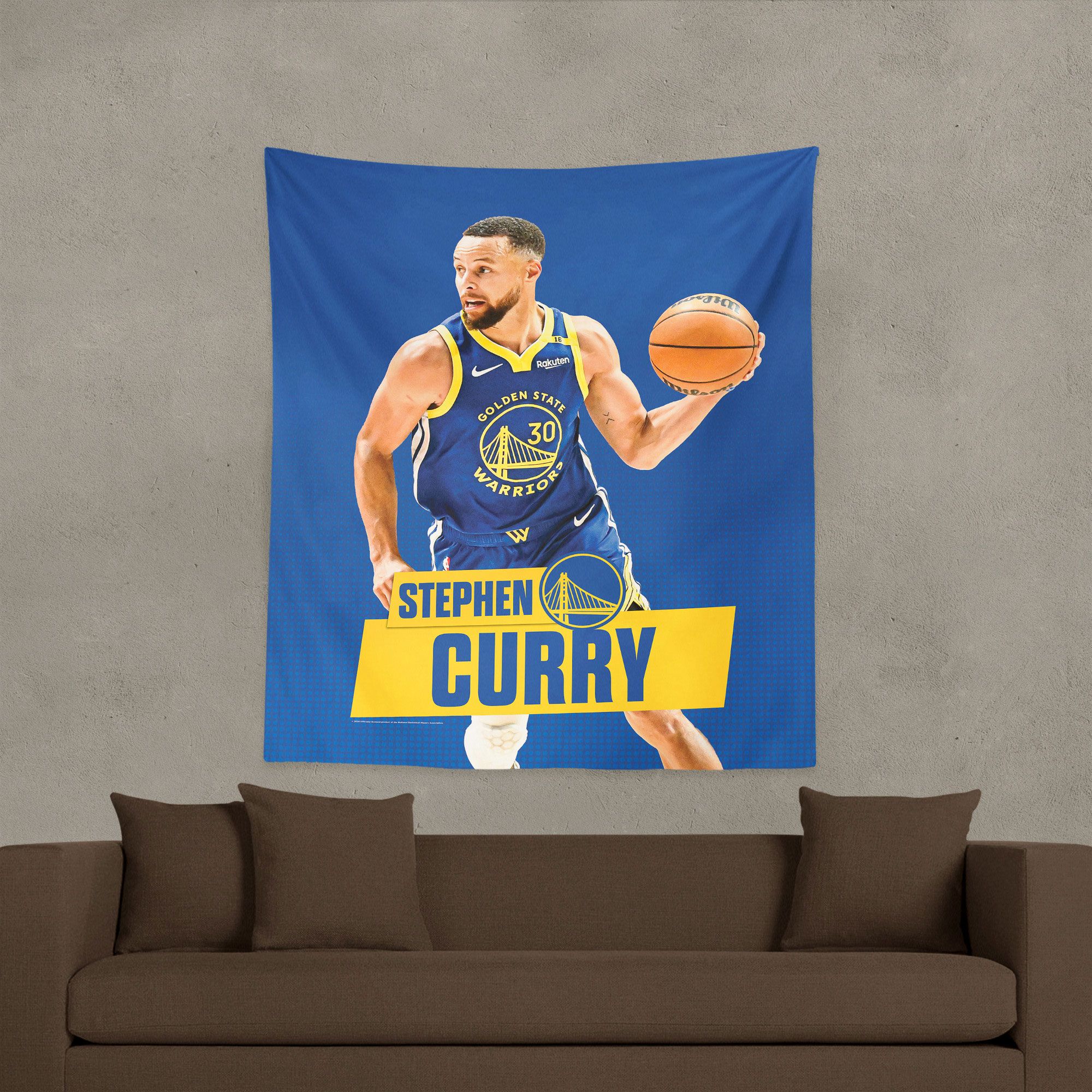 TheNorthwest Golden State Warriors Stephen Curry 50'' x 60'' Wall Hanging product image
