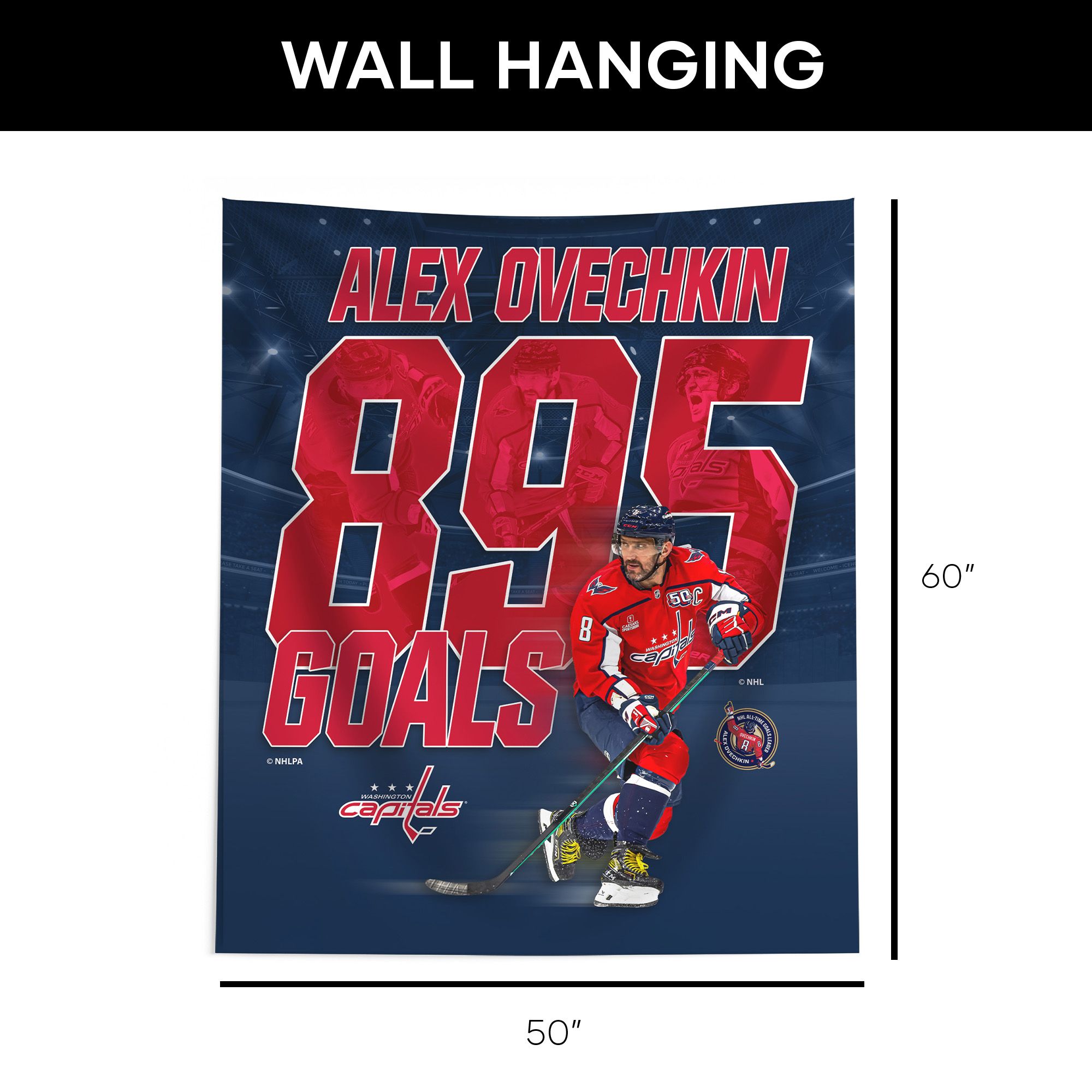 Northwest Washington Capitals Alexander Ovechkin #8 '895 Goals' Wall Hang product image