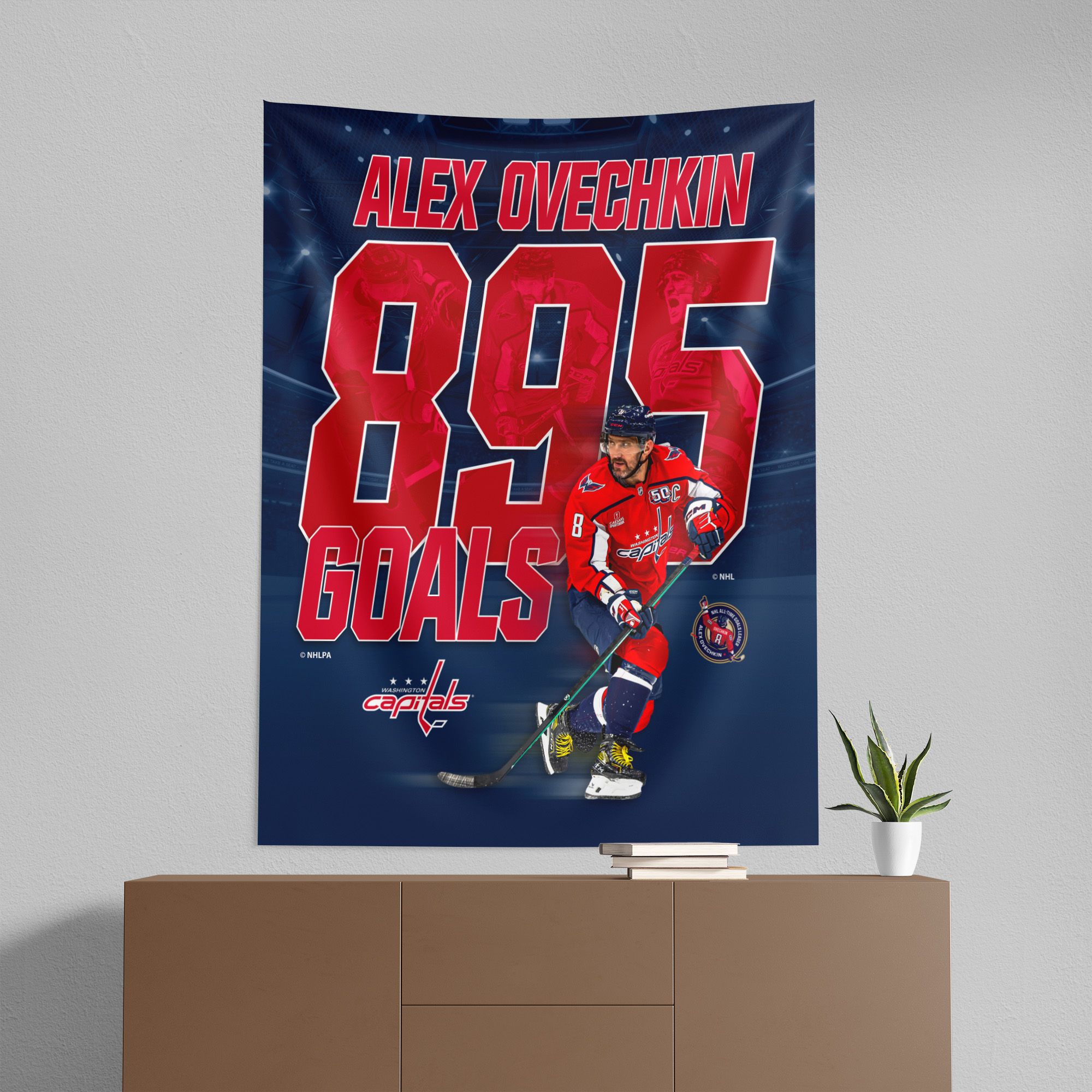 Northwest Washington Capitals Alexander Ovechkin #8 '895 Goals' Wall Hang product image