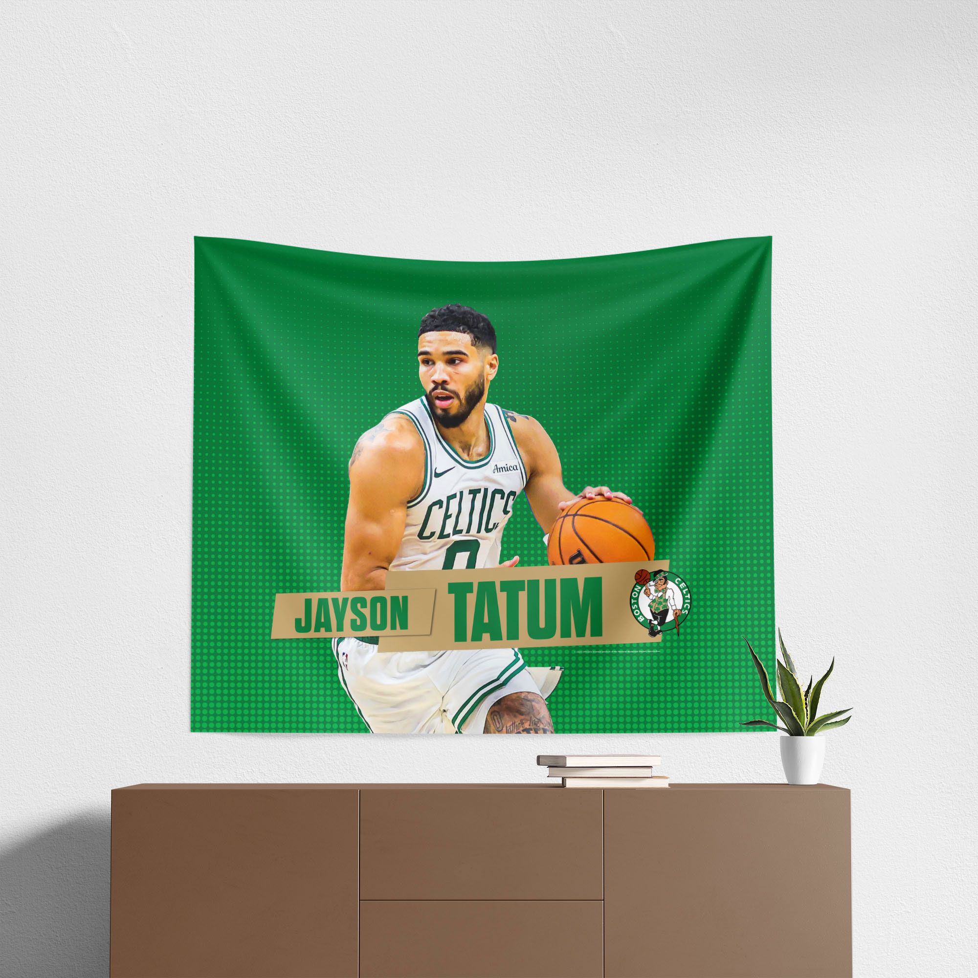 TheNorthwest Boston Celtics Jayson Tatum 34'' x 40'' Wall Hanging product image