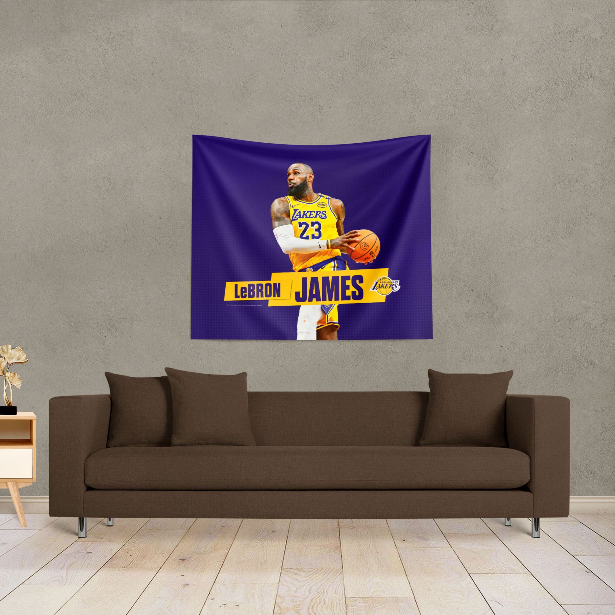 TheNorthwest Los Angeles Lakers LeBron James 34'' x 40'' Wall Hanging product image