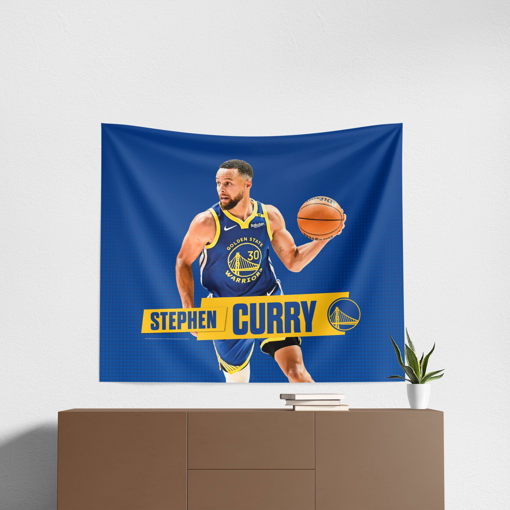 TheNorthwest Golden State Warriors Stephen Curry 34'' x 40'' Wall Hanging product image