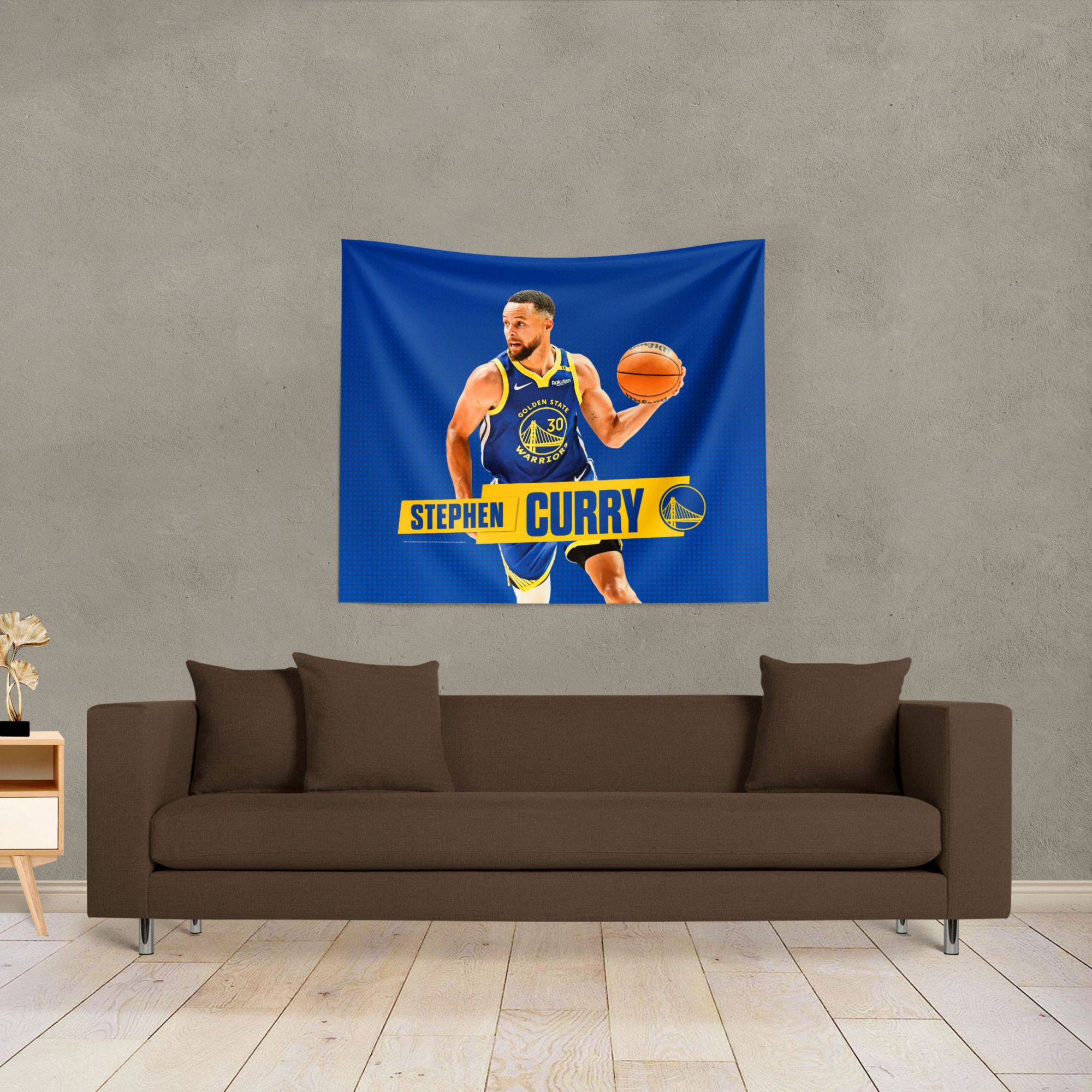 TheNorthwest Golden State Warriors Stephen Curry 34'' x 40'' Wall Hanging product image