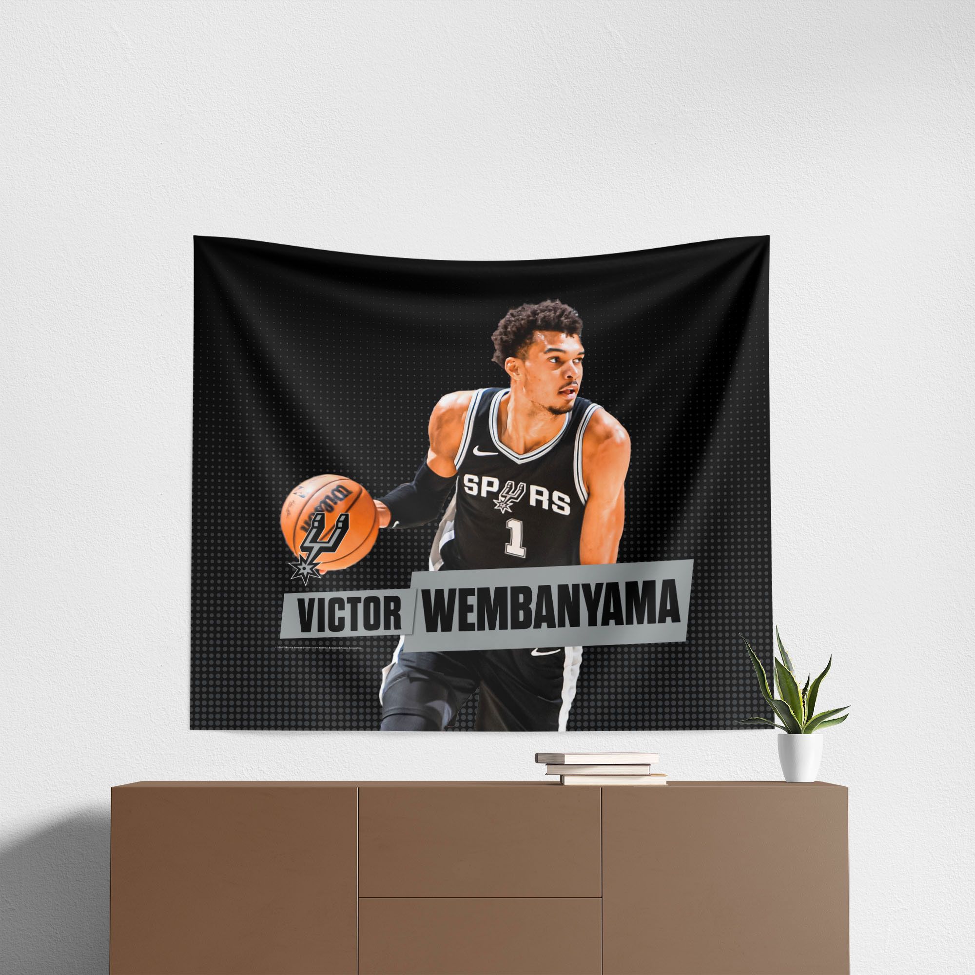TheNorthwest San Antonio Spurs Victor Wembanyama 34'' x 40'' Wall Hanging product image