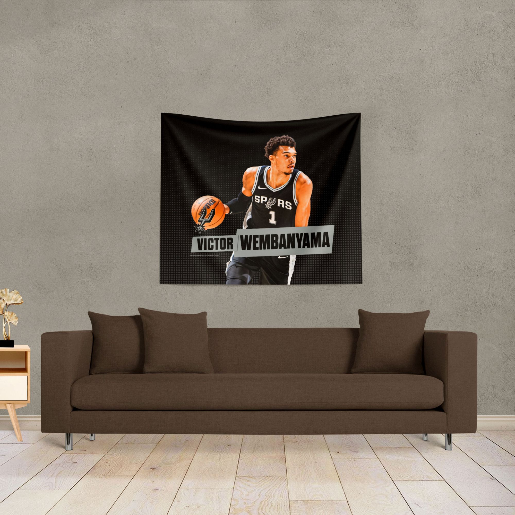 TheNorthwest San Antonio Spurs Victor Wembanyama 34'' x 40'' Wall Hanging product image
