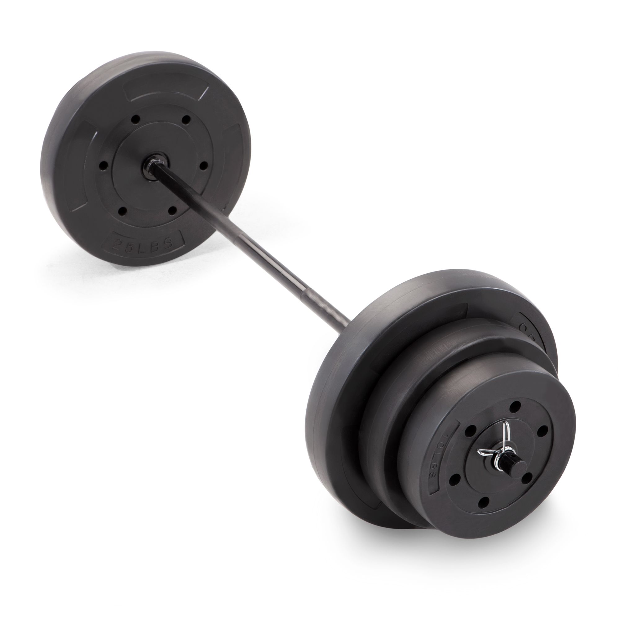 Marcy Pro Standard Weight Bench with 100 lb. Weight Set product image