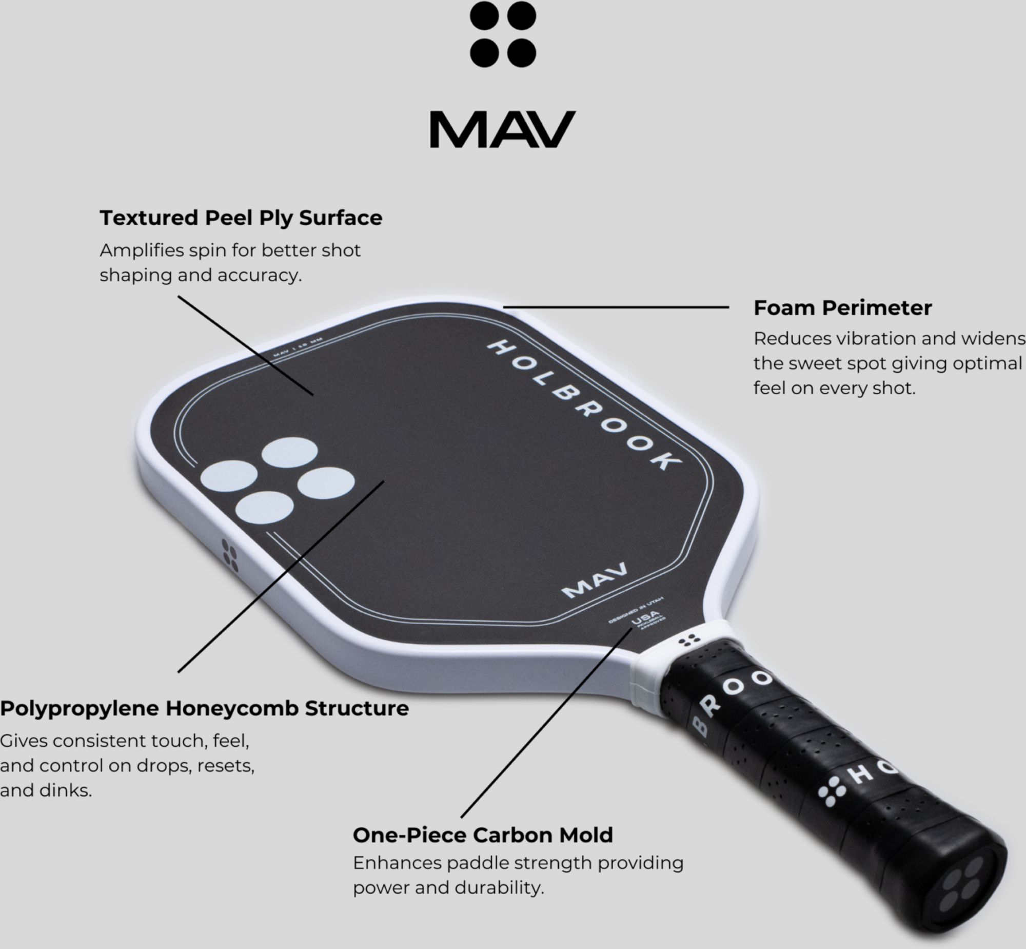 Holbrook Mav Pickleball Paddle product image