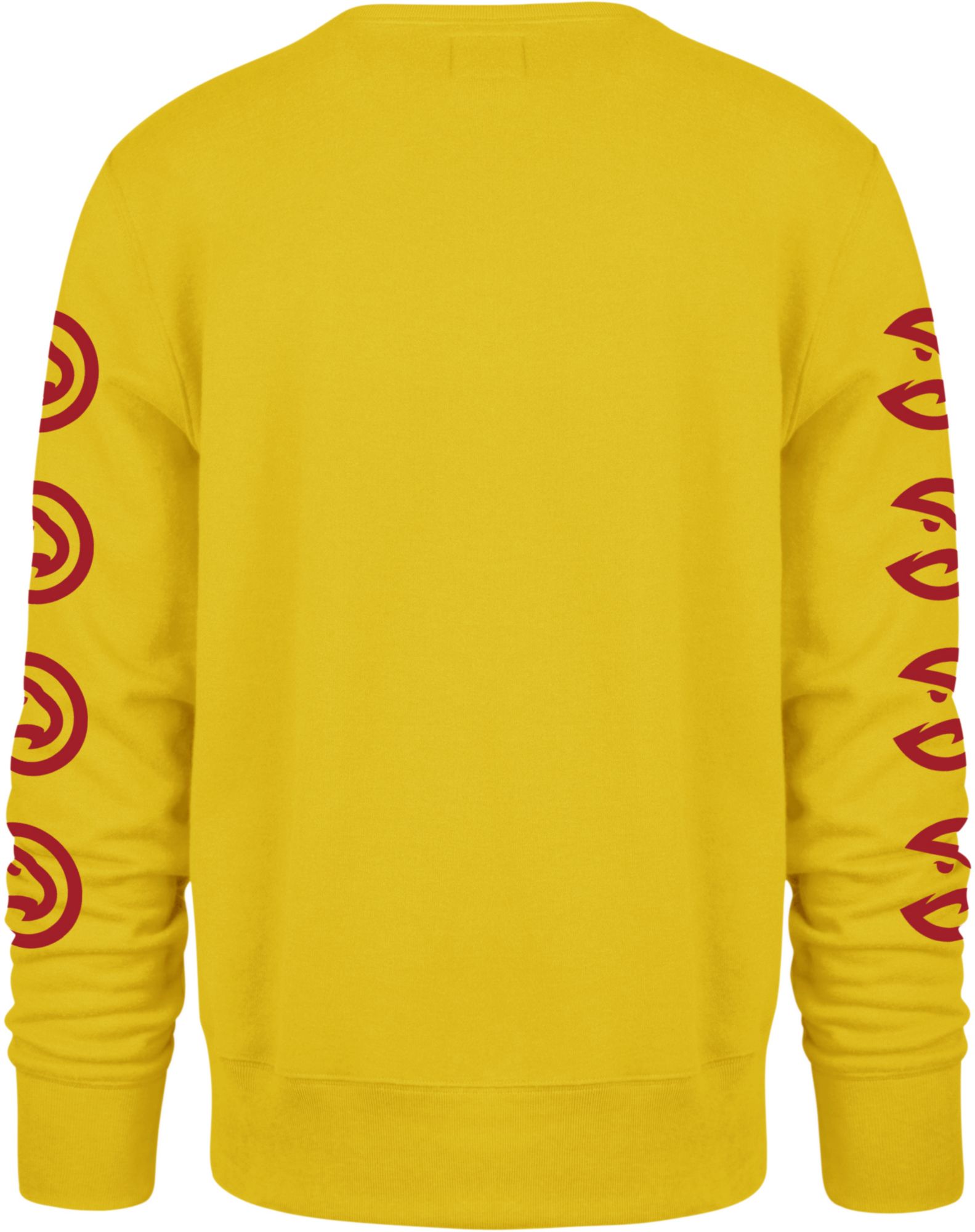 ‘47 Men's 2021-22 City Edition Atlanta Hawks Gold Headline Crewneck Sweatshirt product image
