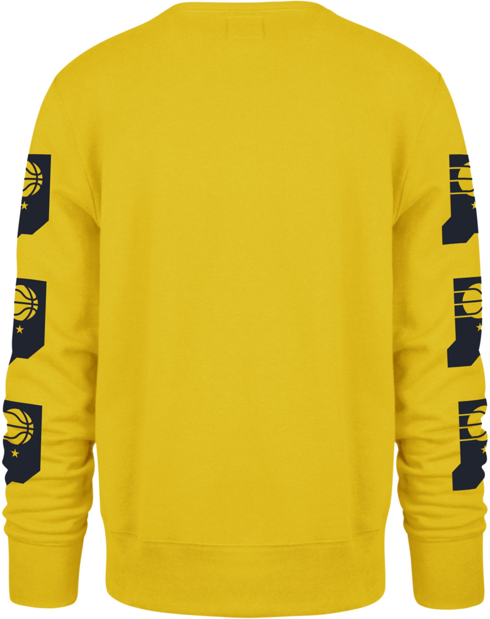 ‘47 Men's 2021-22 City Edition Indiana Pacers Gold Headline Crewneck Sweatshirt product image