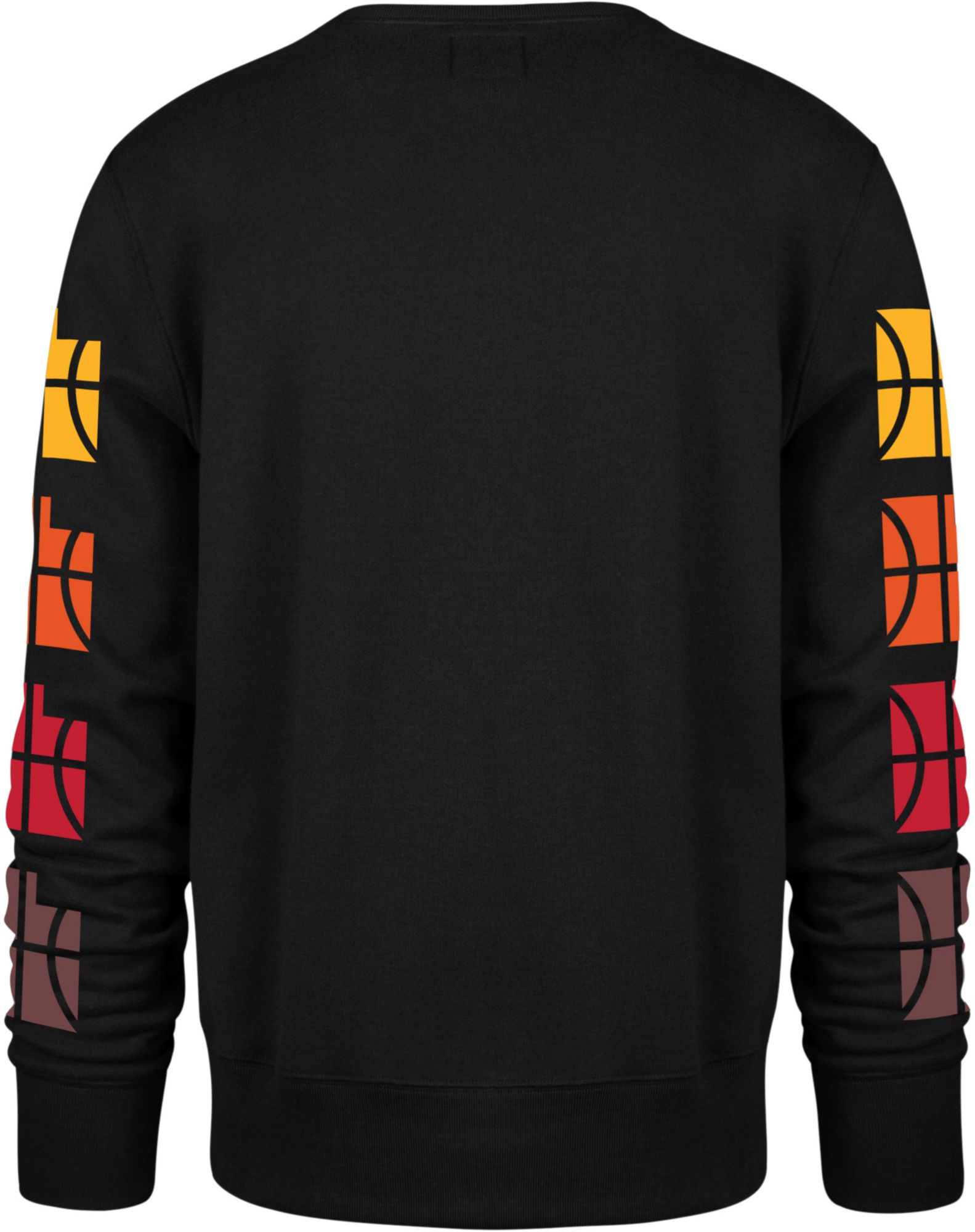 ‘47 Men's 2021-22 City Edition Utah Jazz Black Headline Crewneck Sweatshirt product image