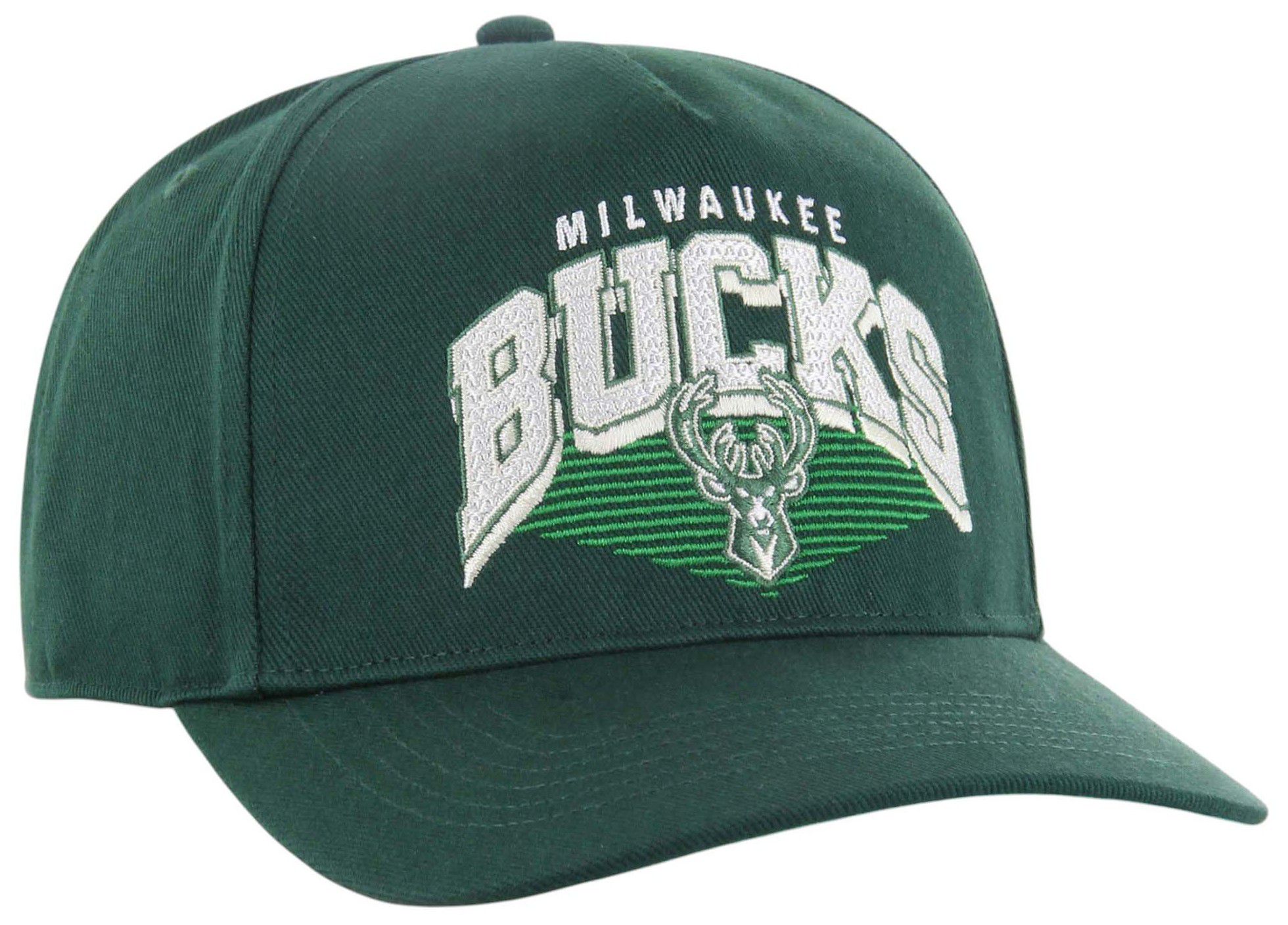 '47 Adult Milwaukee Bucks Green Pomona Hitch Adjustable Hat product image