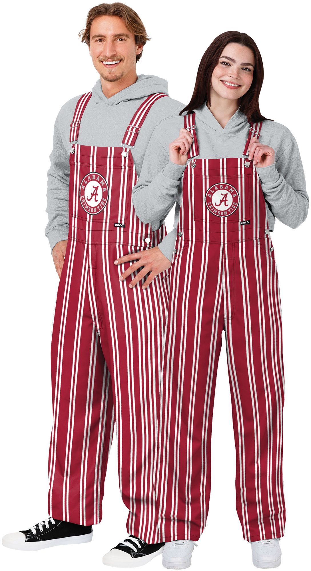 FOCO Men's Alabama Crimson Tide Red Spirit Overalls product image