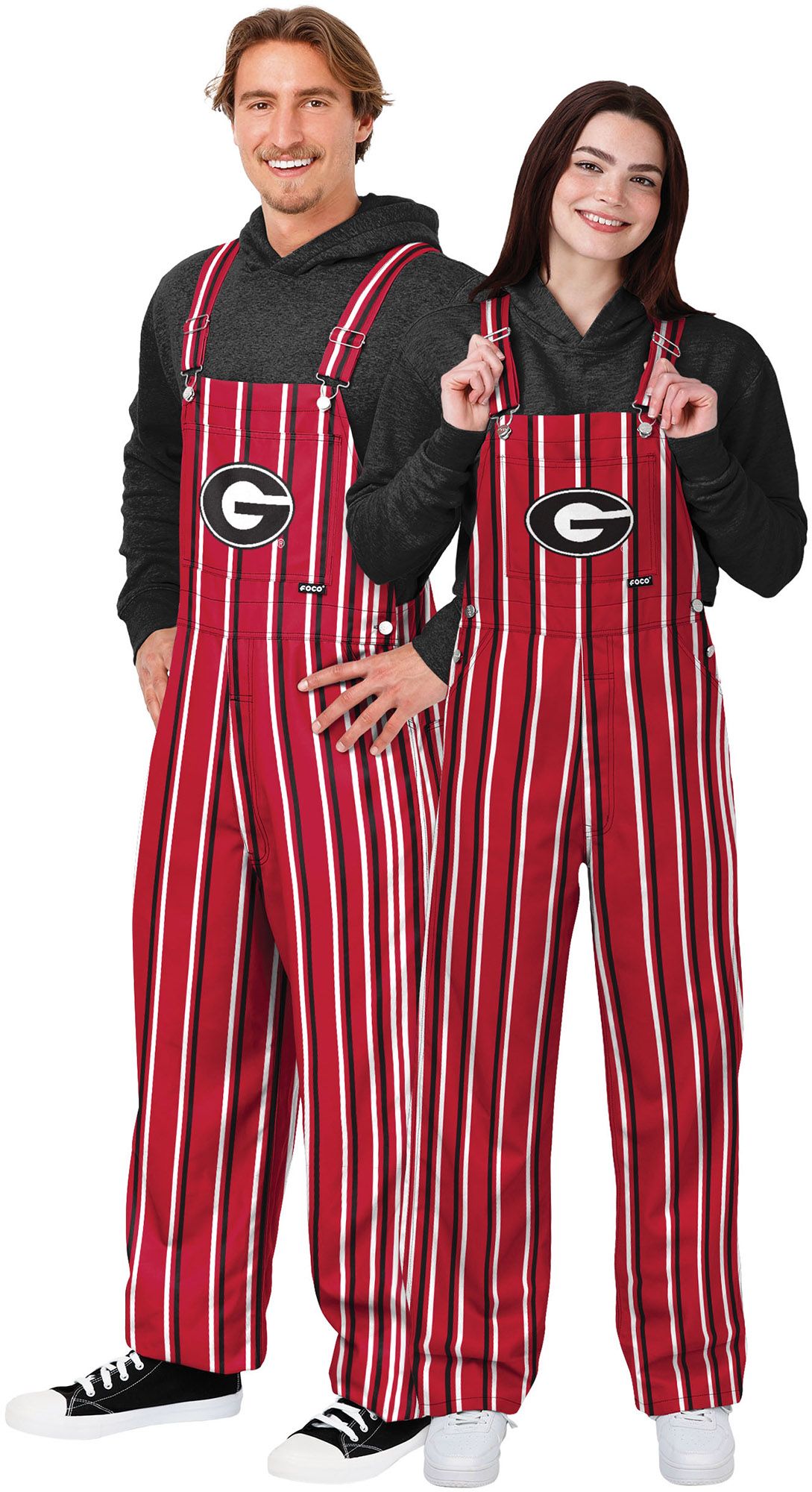 FOCO Men's Georgia Bulldogs Red Spirit Overalls product image