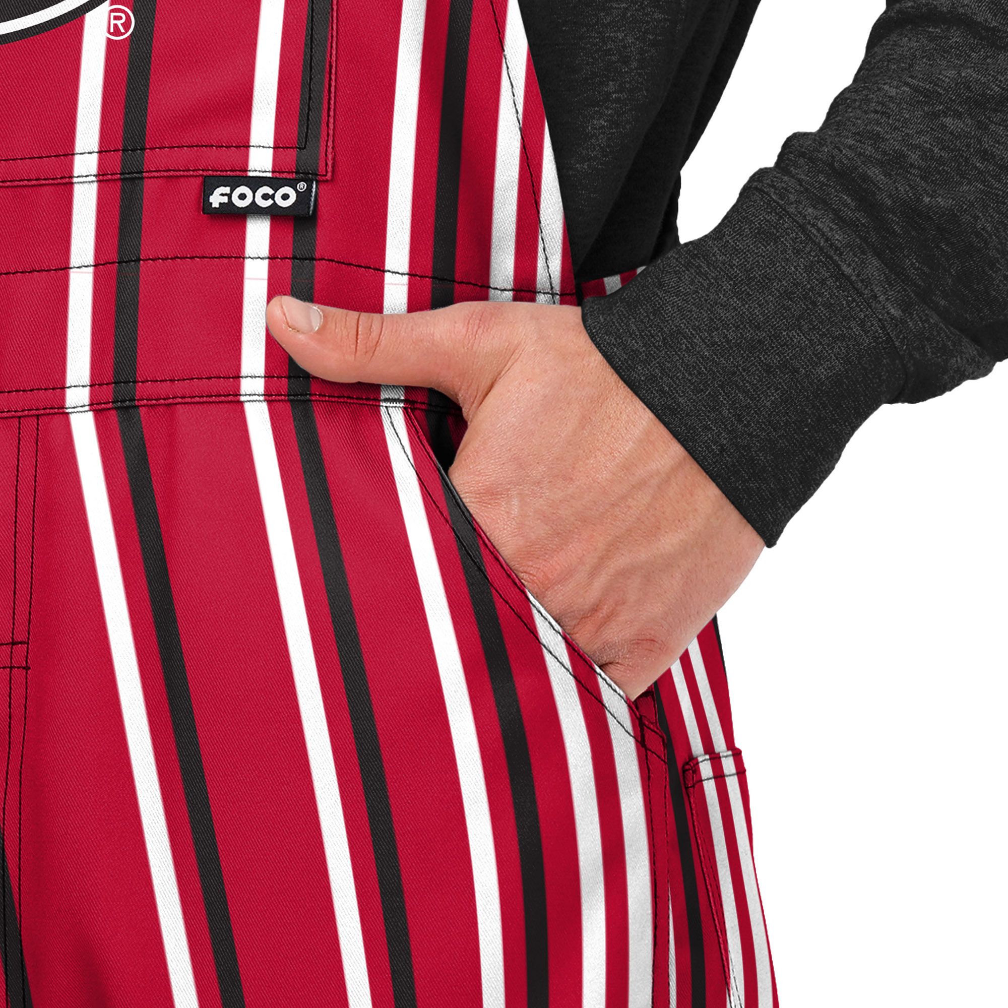 FOCO Men's Georgia Bulldogs Red Spirit Overalls product image