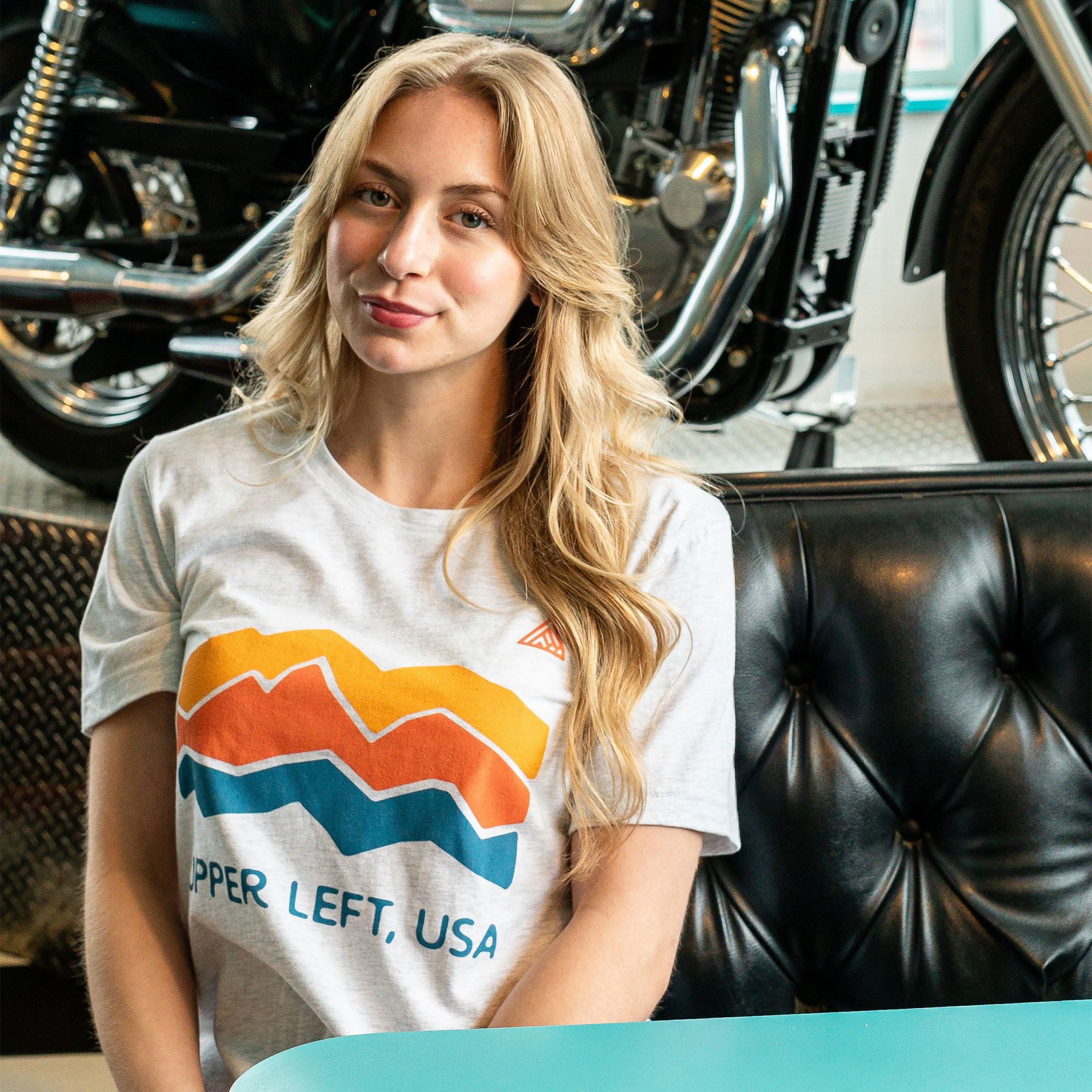 Great PNW Men's Pacific Northwest White Jagged T-Shirt product image