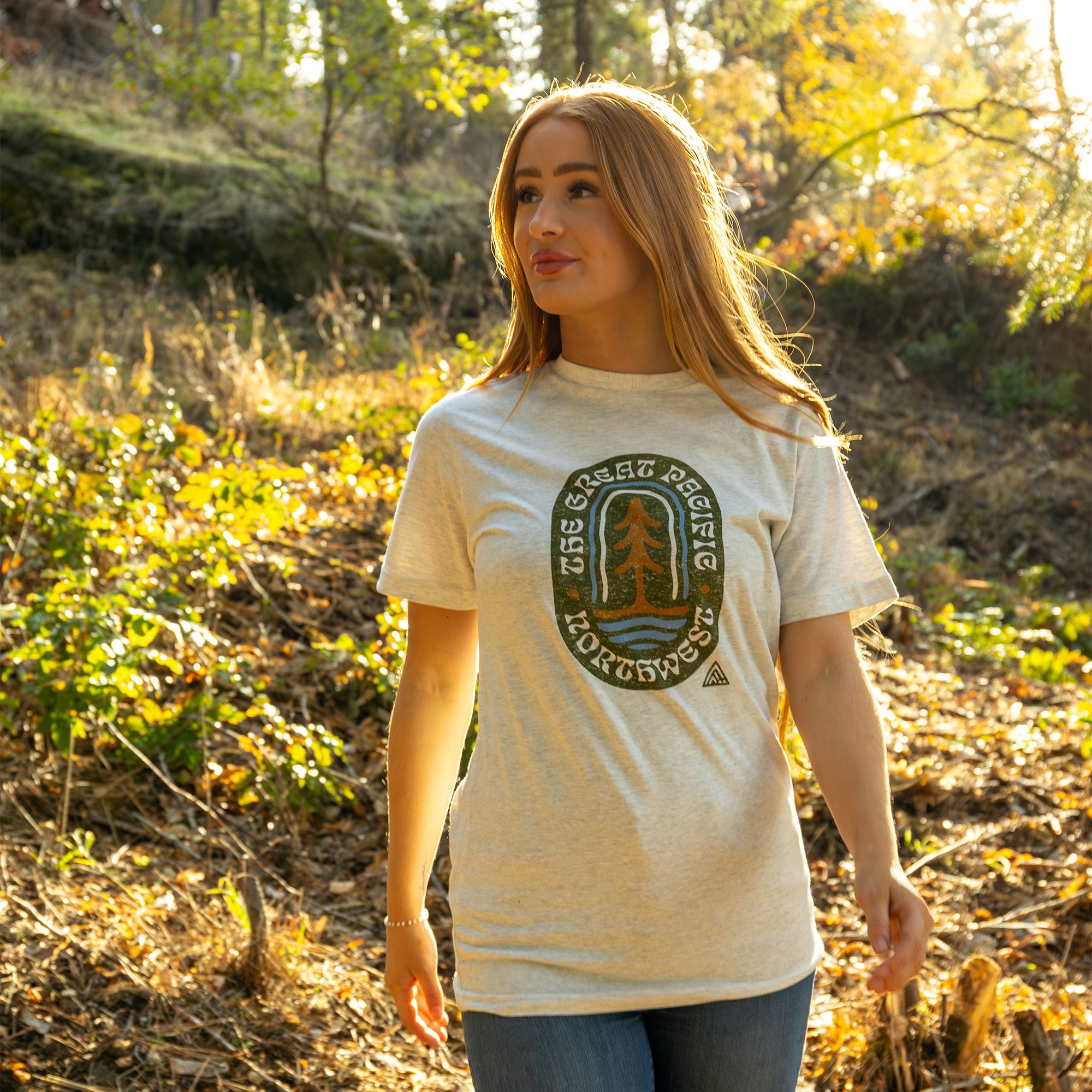 Great PNW Men's Pacific Northwest Tan All Natural T-Shirt product image