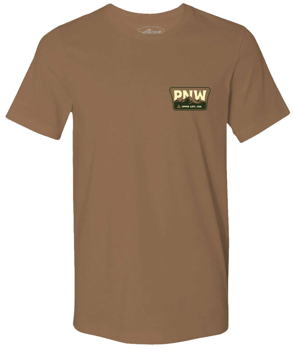Great PNW Adult Pacific Northwest Brown Ridge T-Shirt product image