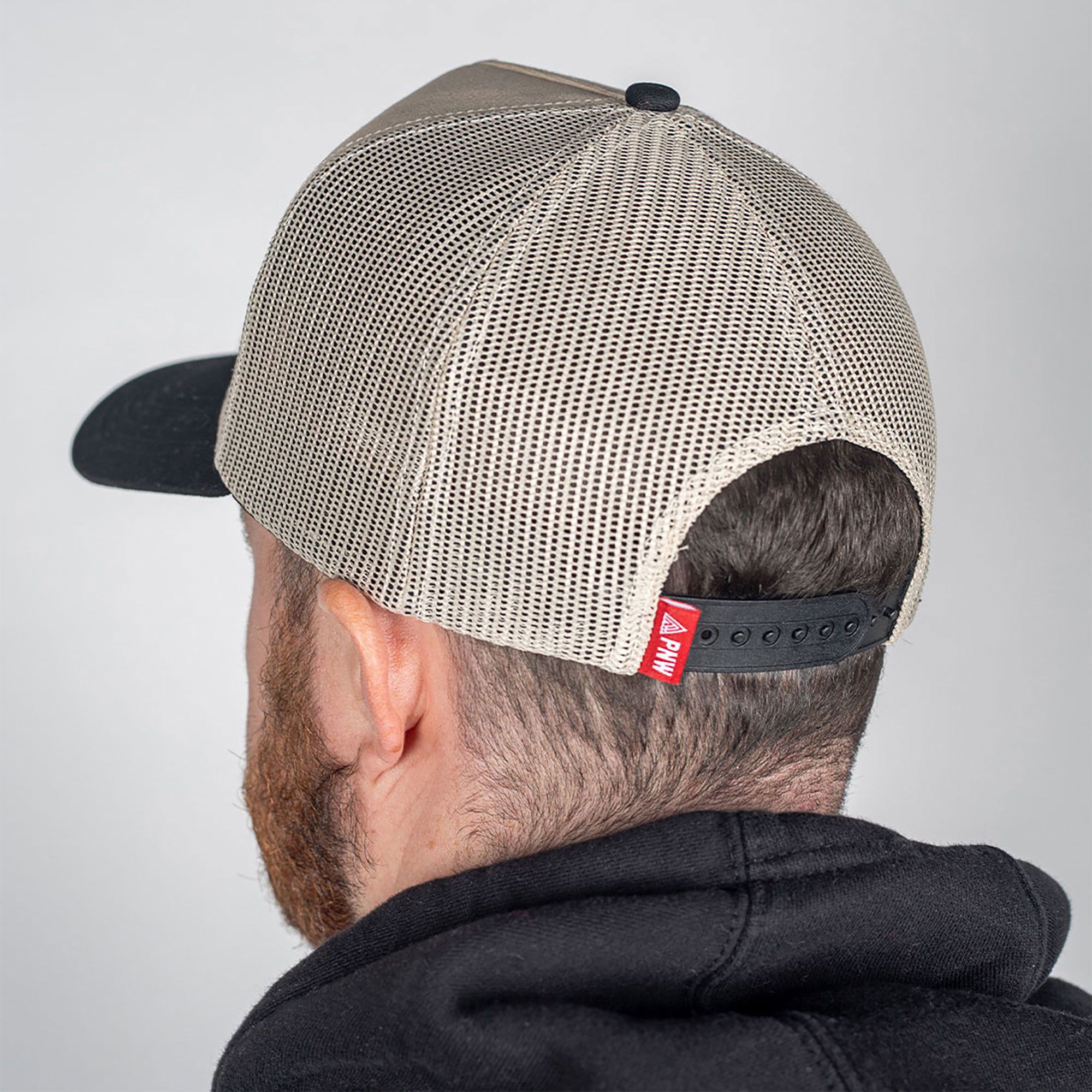 Great PNW Adult Pacific Northwest Cream Two Tone Adjustable Trucker Hat product image