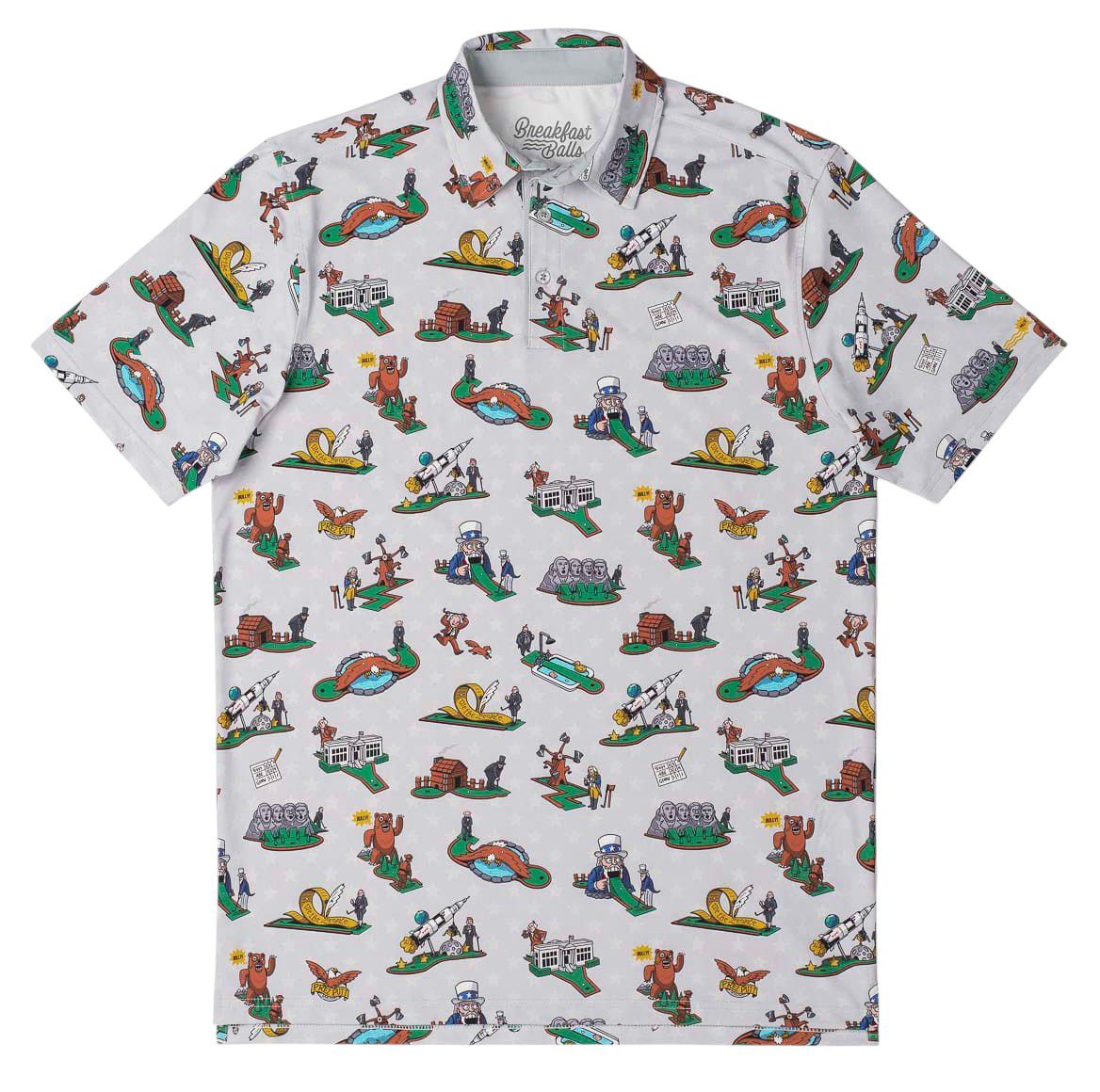 Breakfast Balls Men's “POTUS Putt-Putt” All-Day Golf Polo product image