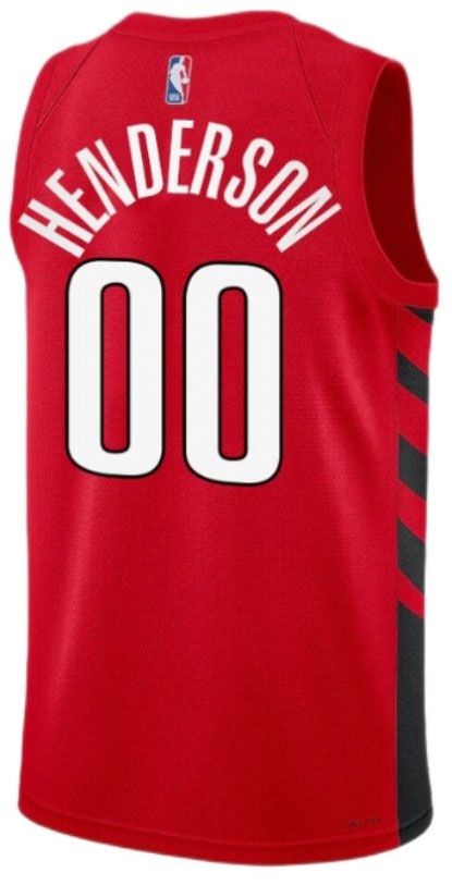 Jordan Adult Portland Trail Blazers Scoot Henderson #00 Swingman Statement Jersey product image