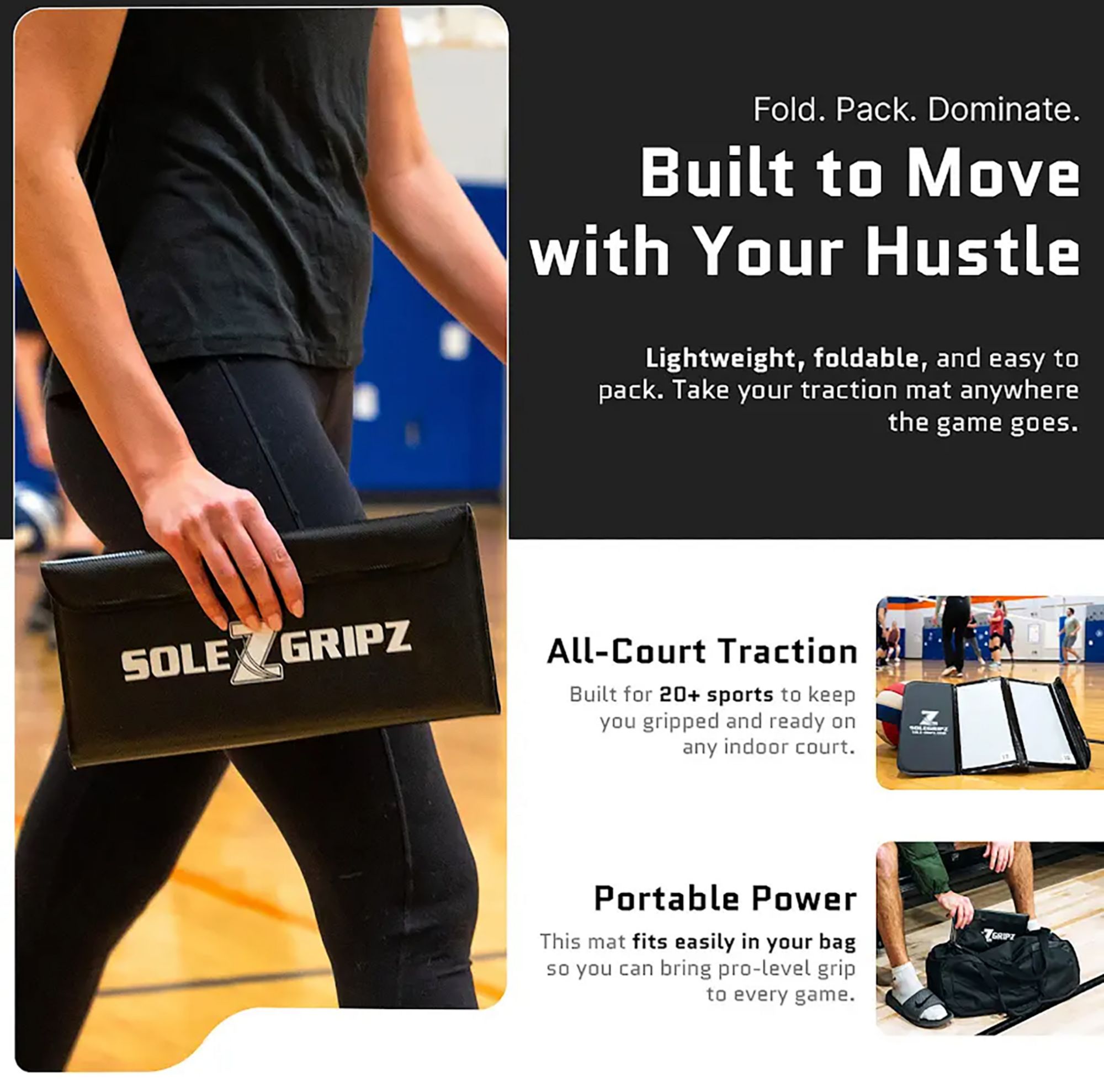 Solegripz Portable Court Traction Mat product image