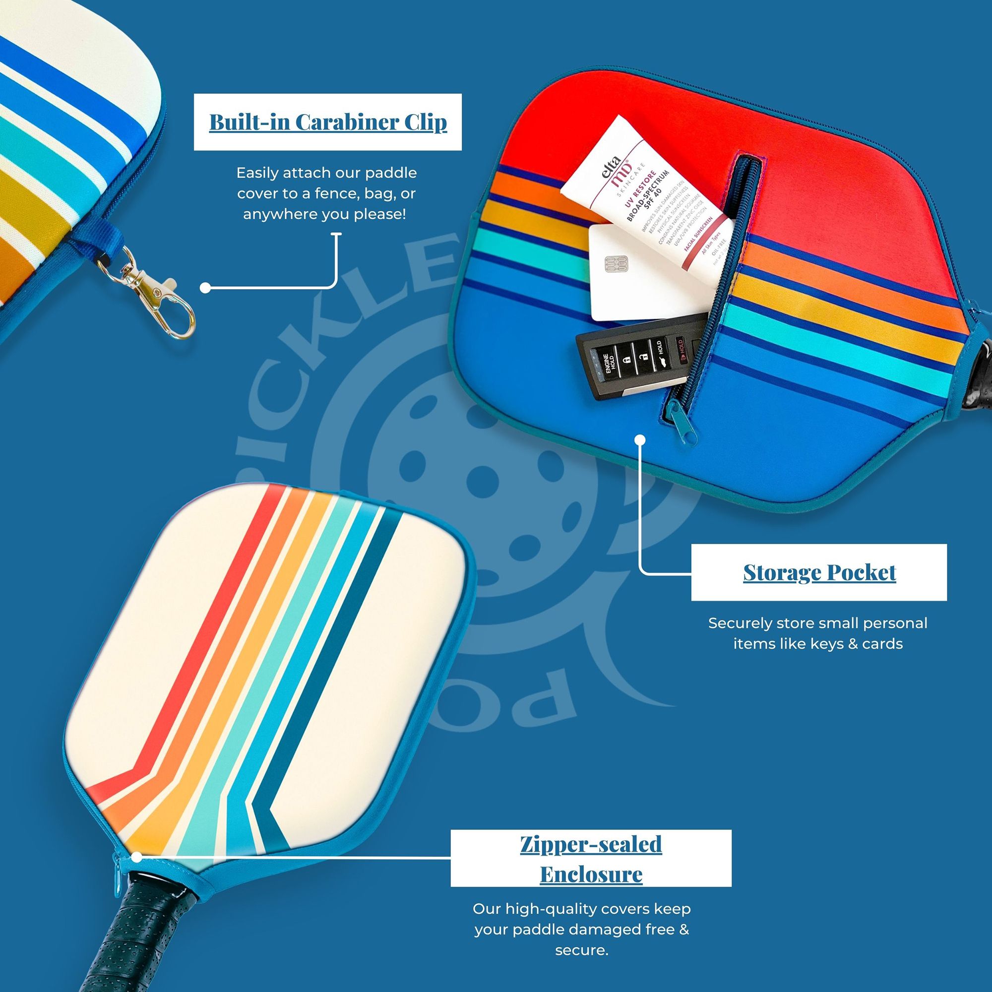 Posh Pickler Pickleball Paddle Cover product image