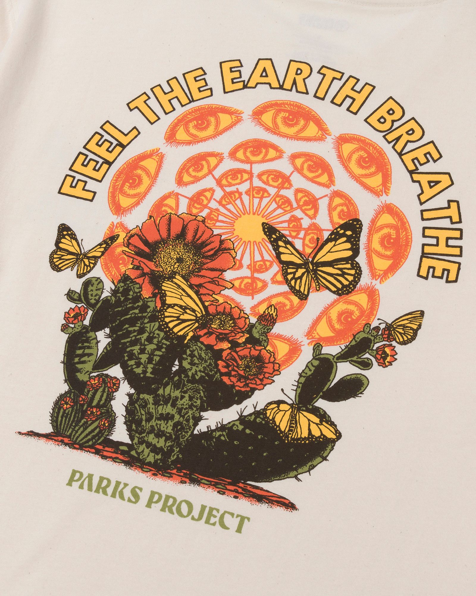 Parks Project Men's Feel The Earth Breathe Butterfly Short Sleeve T-Shirt product image