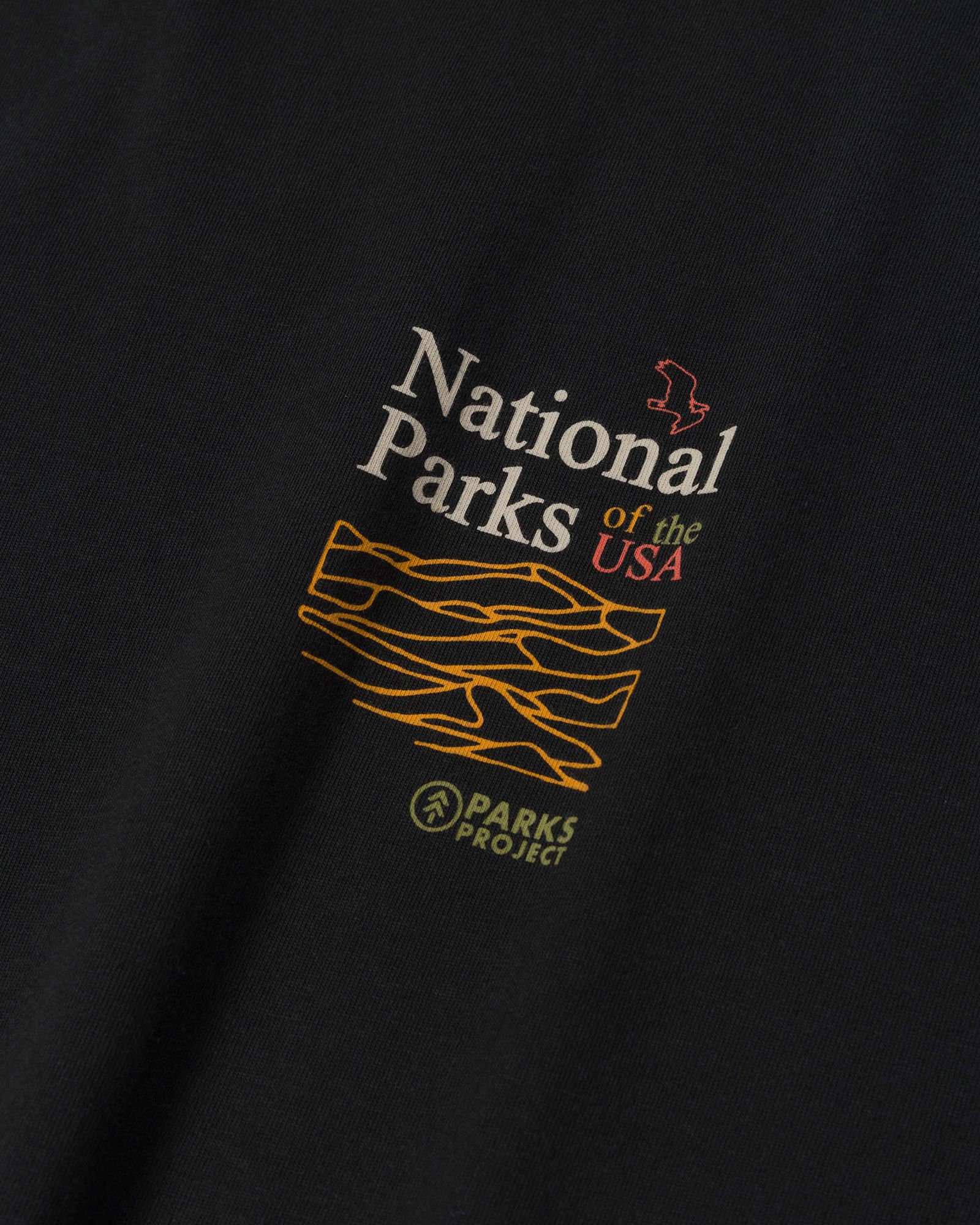 Parks Project Men's National Parks Outline Checklist Short Sleeve T-Shirt product image