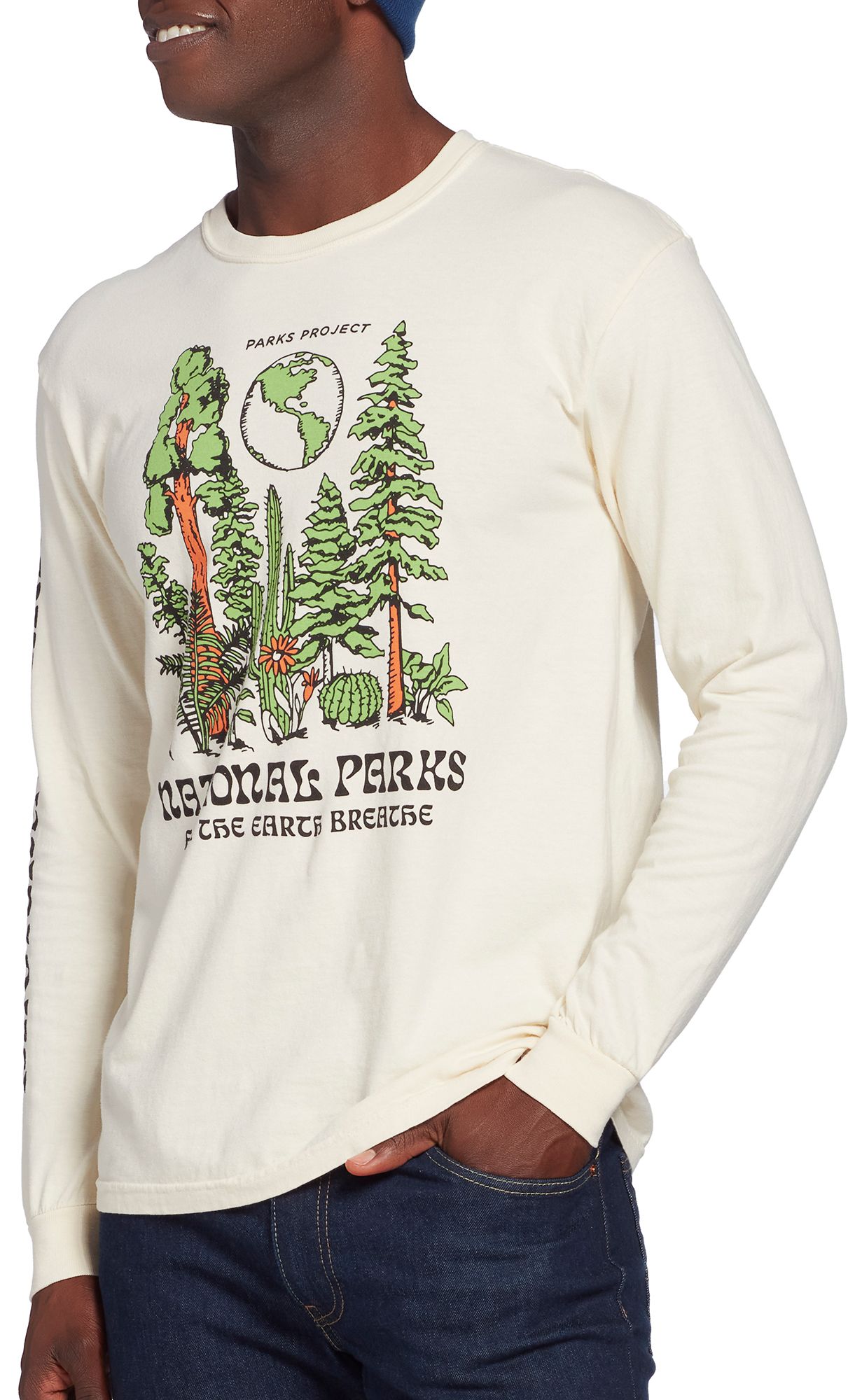 Parks Project Adult Feel The Earth Breathe Long Sleeve T-Shirt product image