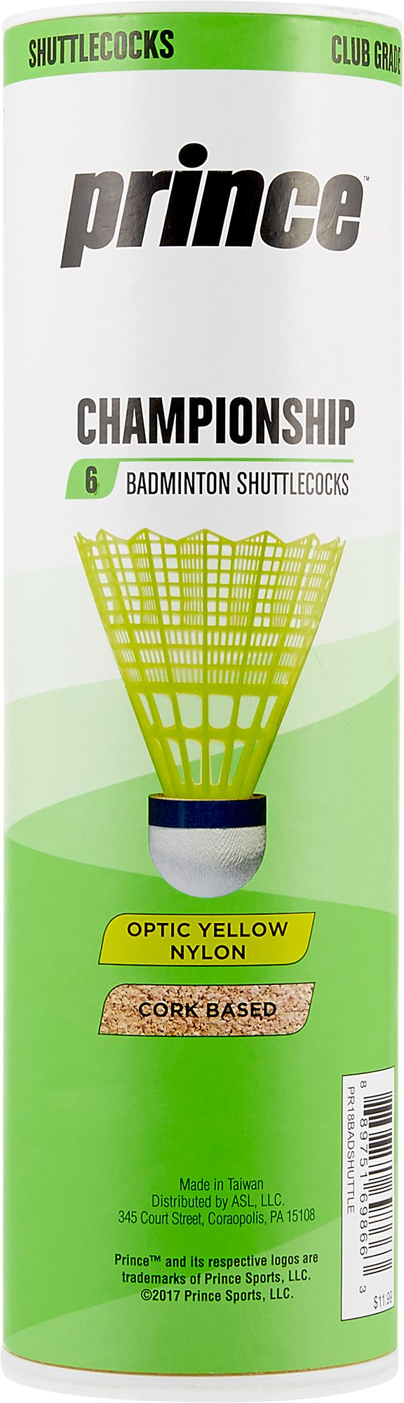 Prince Championship Shuttlecocks - 6 Pack product image