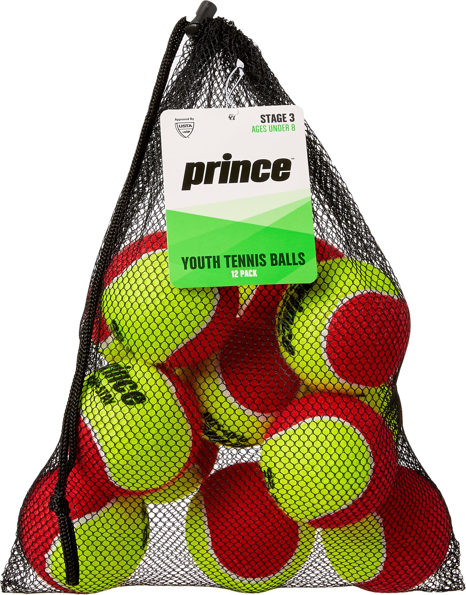 Prince Stage 3 Youth Tennis Ball 12-Pack