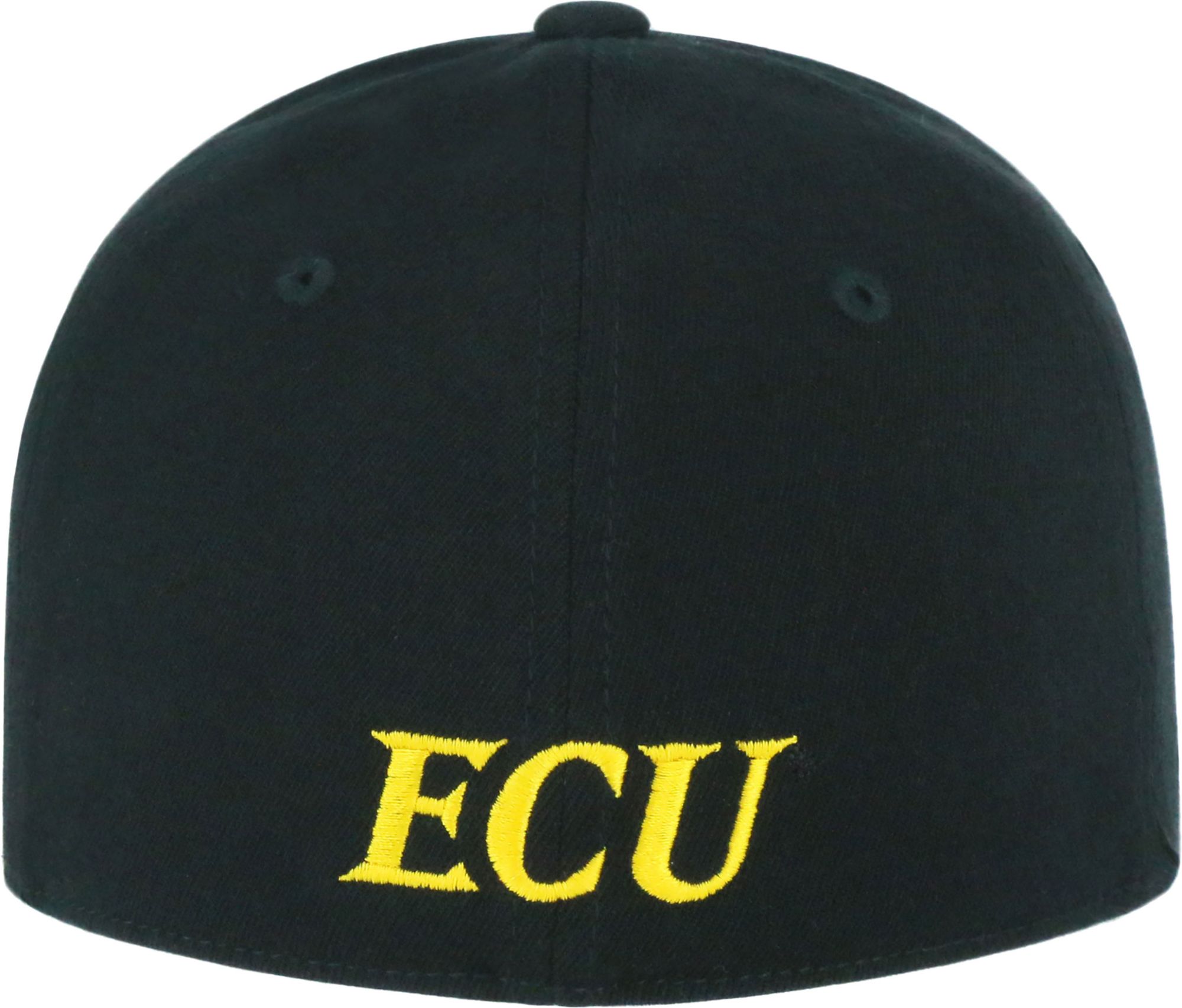 Top of the World Men's East Carolina Pirates Premium 1Fit Flex Black Hat product image