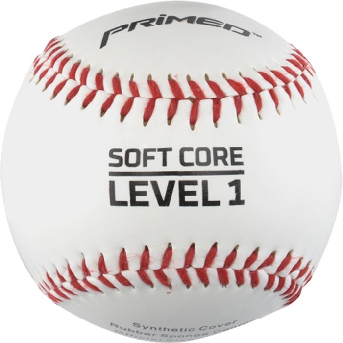 PRIMED Soft Core Level 1 Baseballs - 3 Pack product image