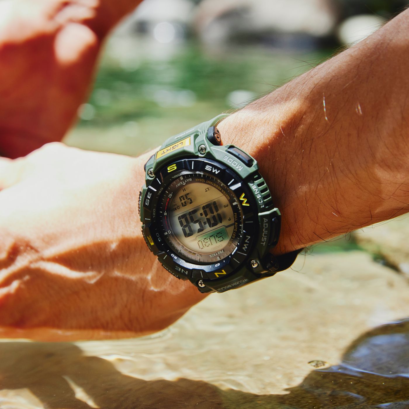 Casio Pro Trek Triple Sensor Solar Watch