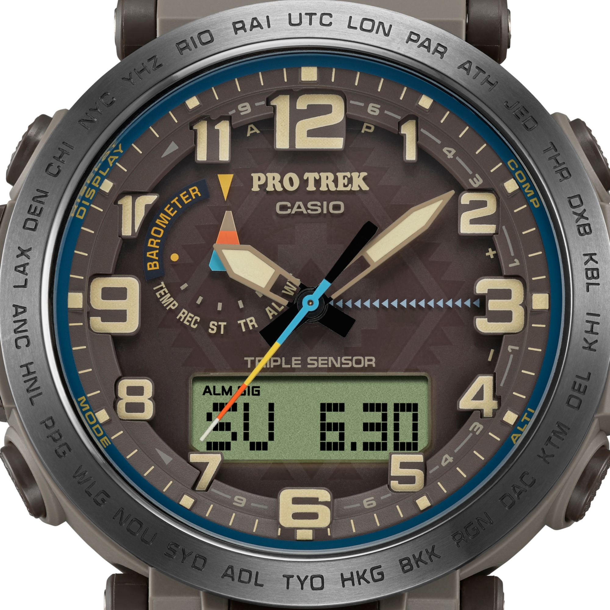 Casio ProTrek x Pendleton Triple Sensor Solar Watch product image