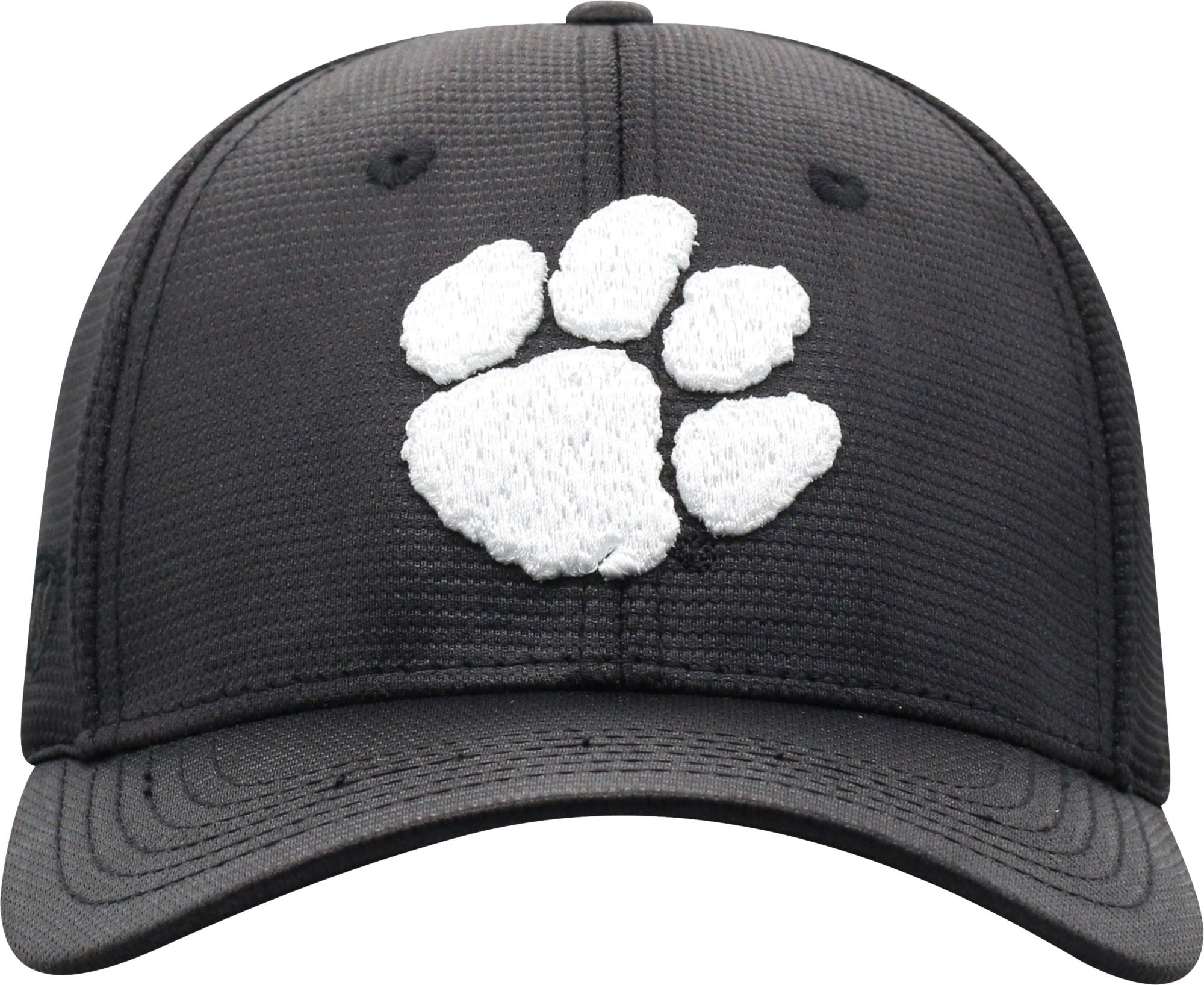 Top of the World Men's Clemson Tigers Progo 1Fit Flex Black Hat product image