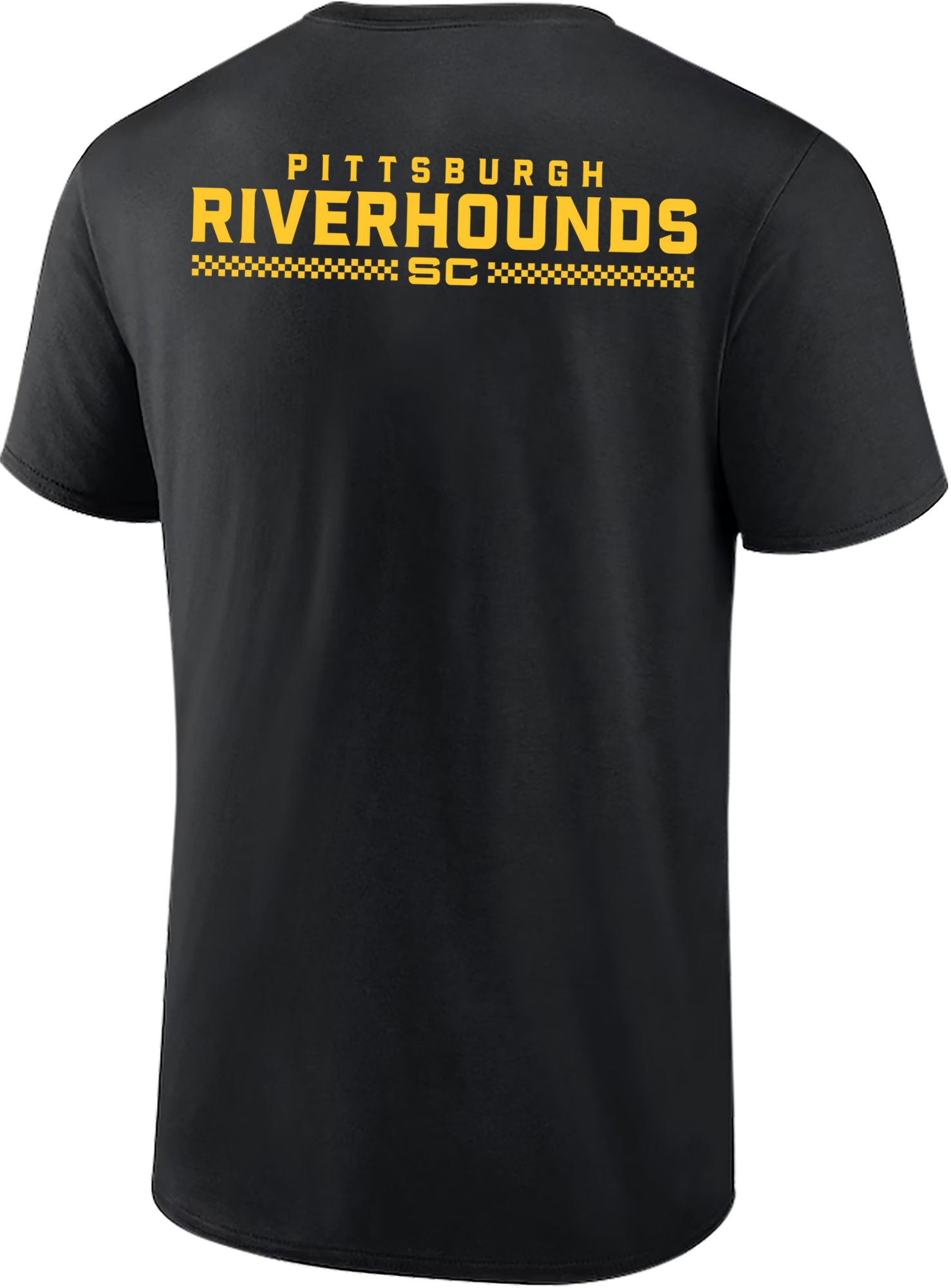 Icon Sports Group Men's Pittsburgh Riverhounds 2-Hit Black T-Shirt product image