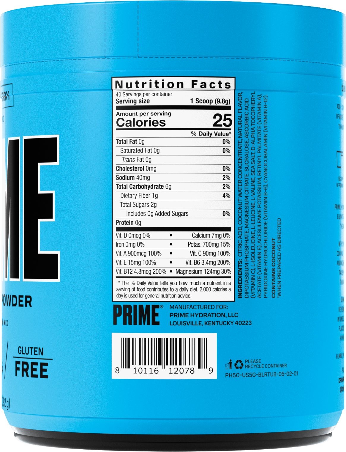 PRIME Hydration Powder - 40 Servings