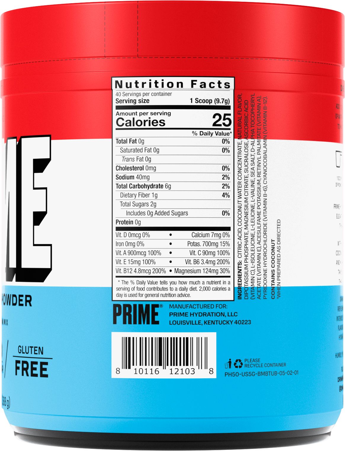 PRIME Hydration Powder - 40 Servings