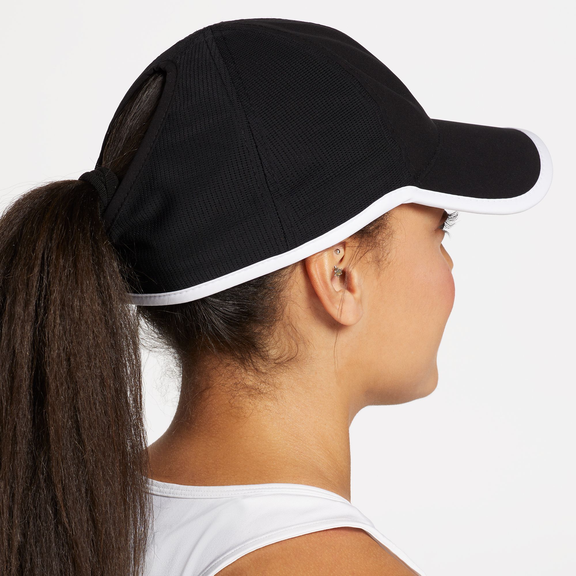 Prince Women's Perforated Ponytail Tennis Hat