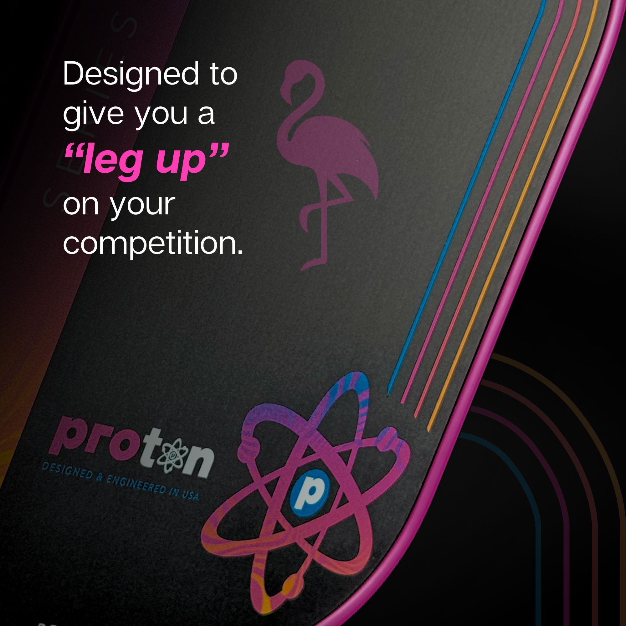 Proton Project Flamingo Pickleball Paddle Elongated 13mm product image