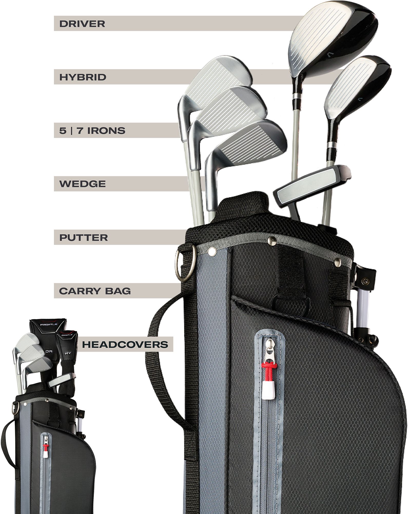 Wilson Profile Junior Complete Golf Package Set - Large product image