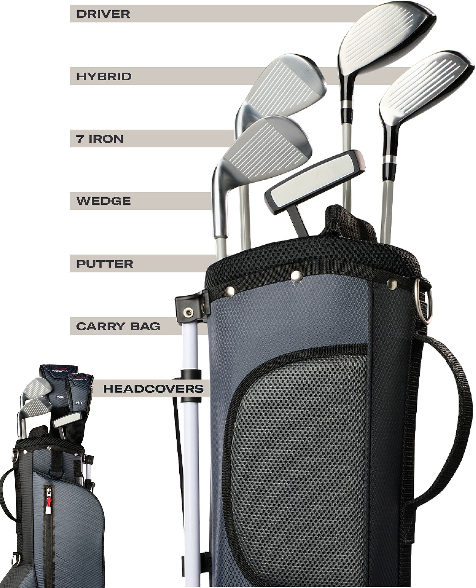 Wilson Profile Junior Complete Golf Package Set - Medium product image