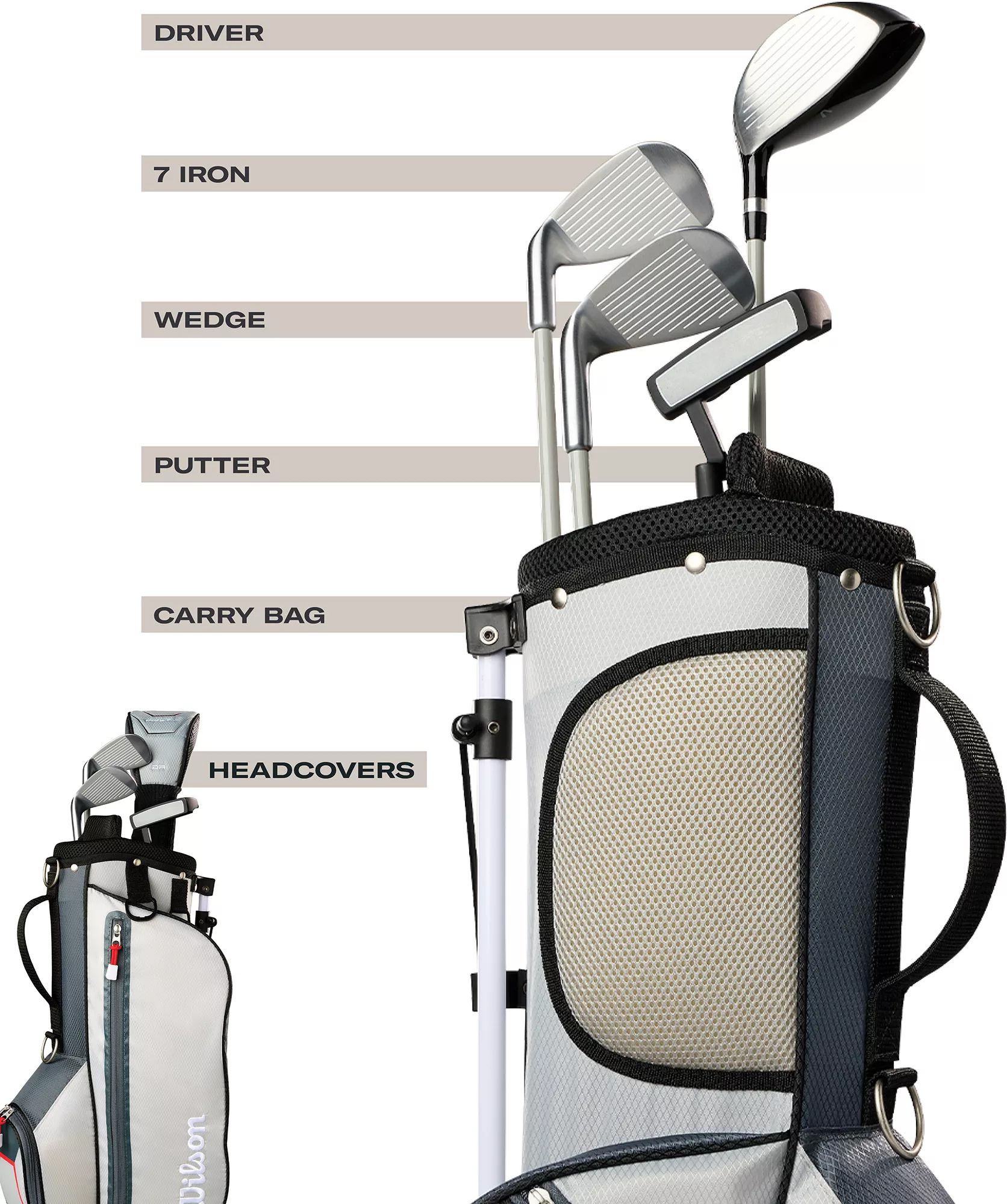 Wilson Profile Junior Complete Golf Package Set - Small product image