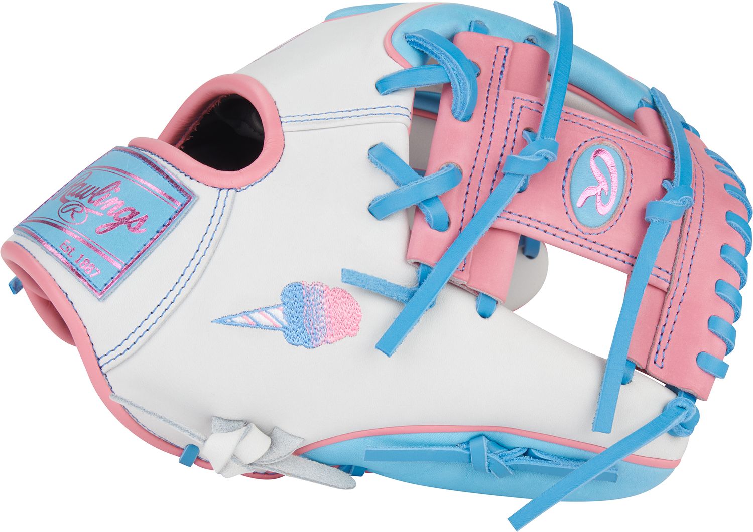 Rawlings 11.5'' Heart of the Hide R2G Cotton Candy Series Glove product image