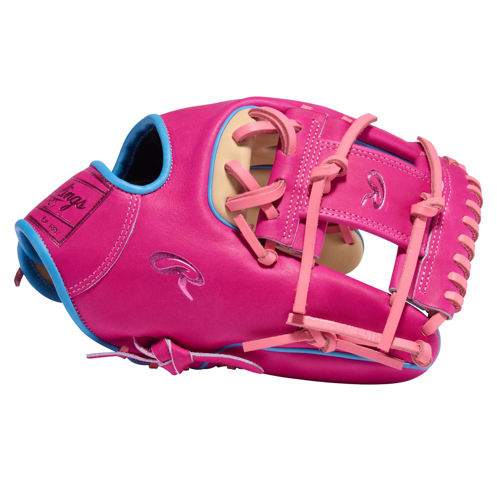 Rawlings 11.5" Color Sync 10 Heart of the Hide Series Glove - Camel/Berry product image
