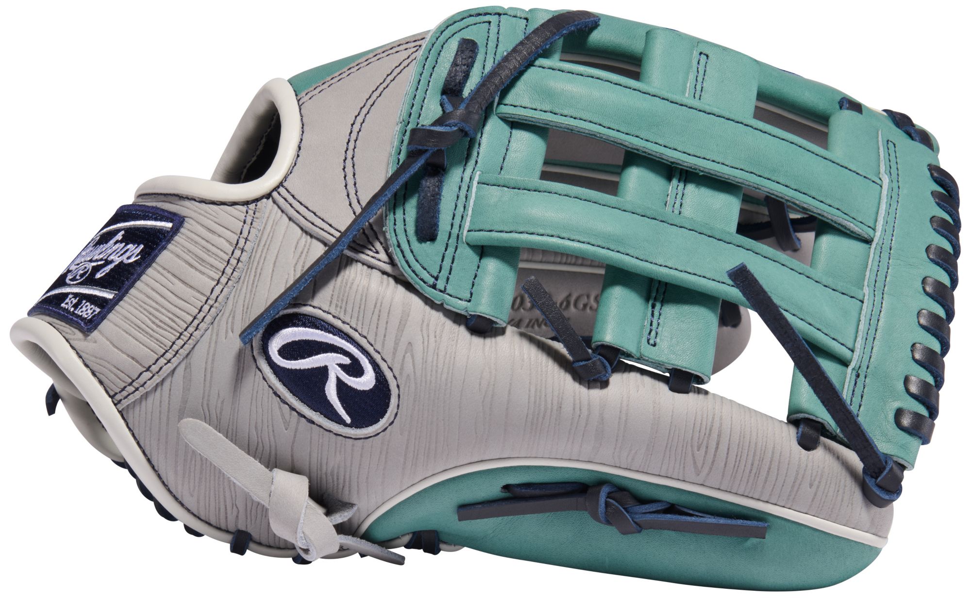 Rawlings 12.75" Heart of the Hide ColorSync 10 Woodgrain Sage Baseball Glove product image